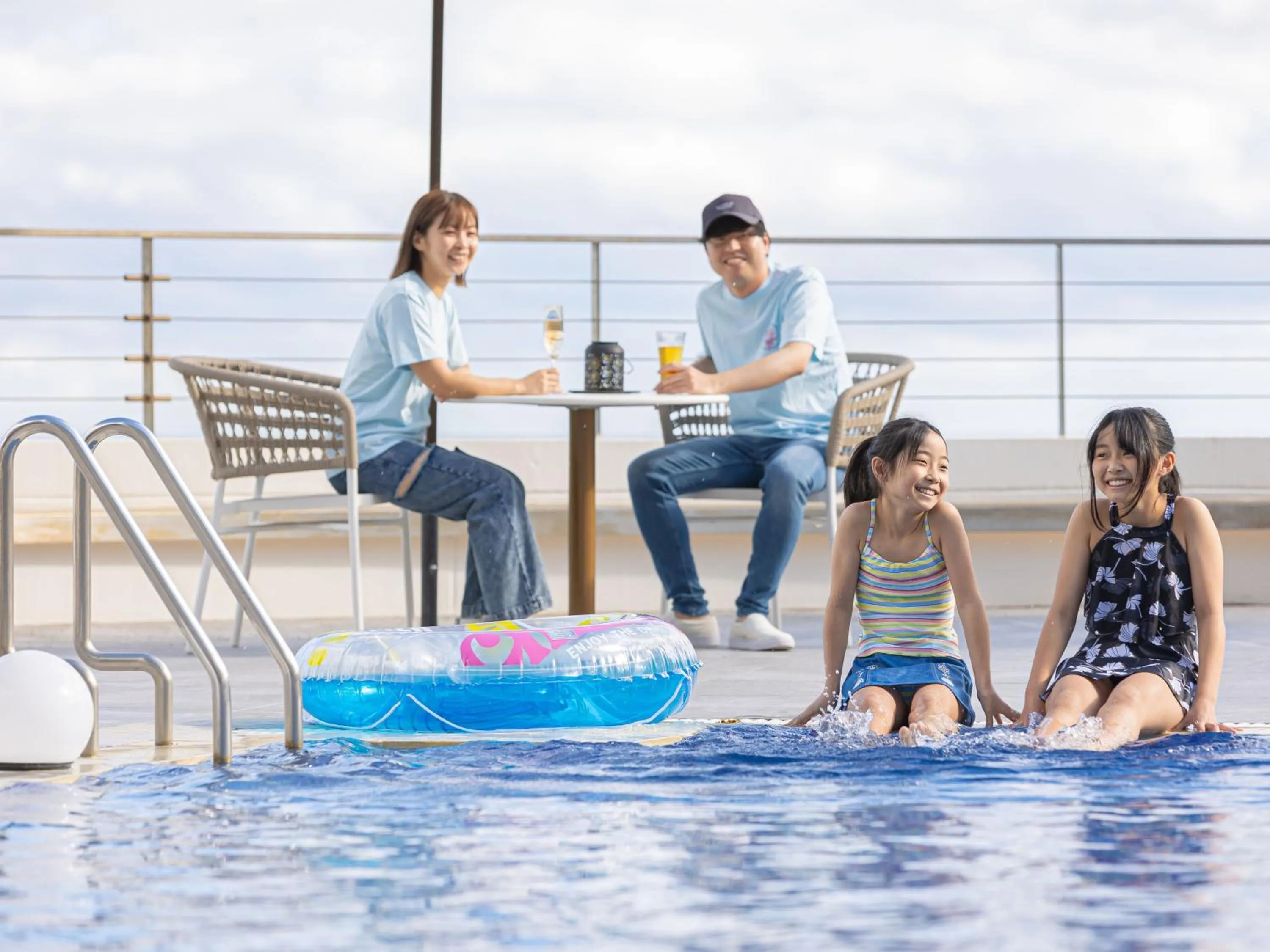 Swimming pool in Atagawa Ocean Resort