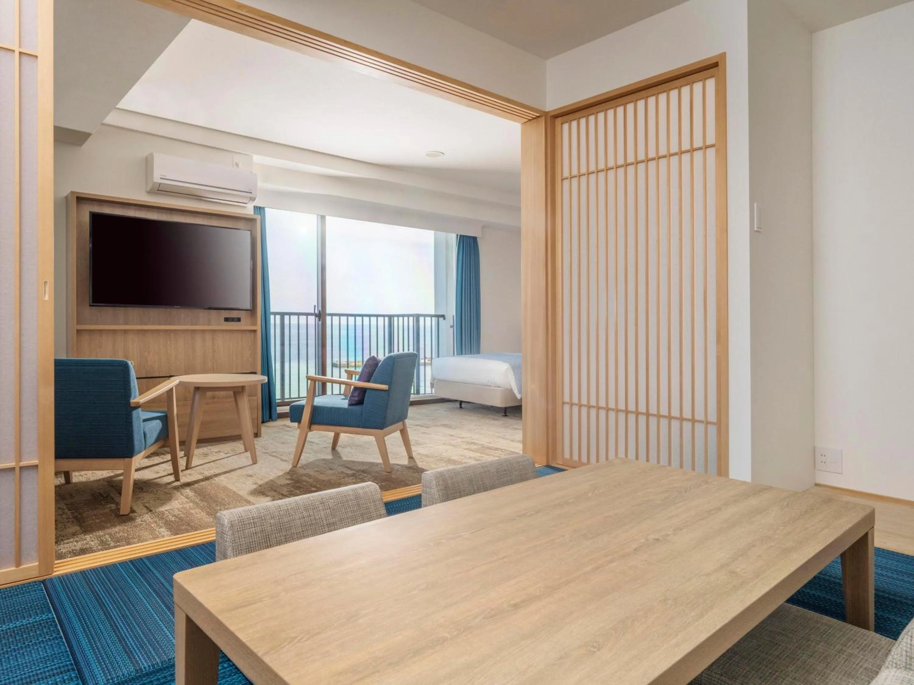 Photo of the whole room, Bed in Atagawa Ocean Resort