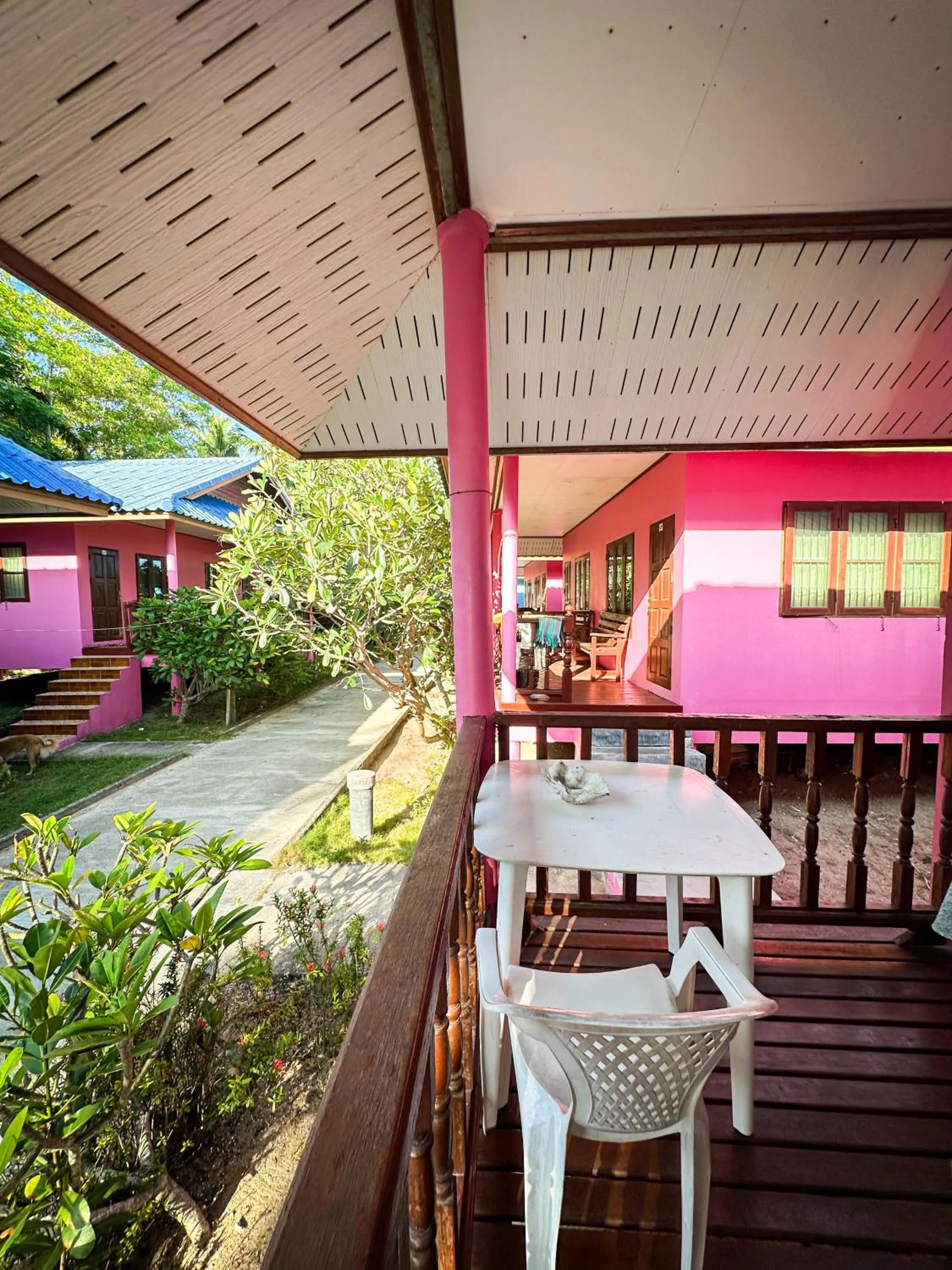 Balcony/Terrace in O'chai Bungalows