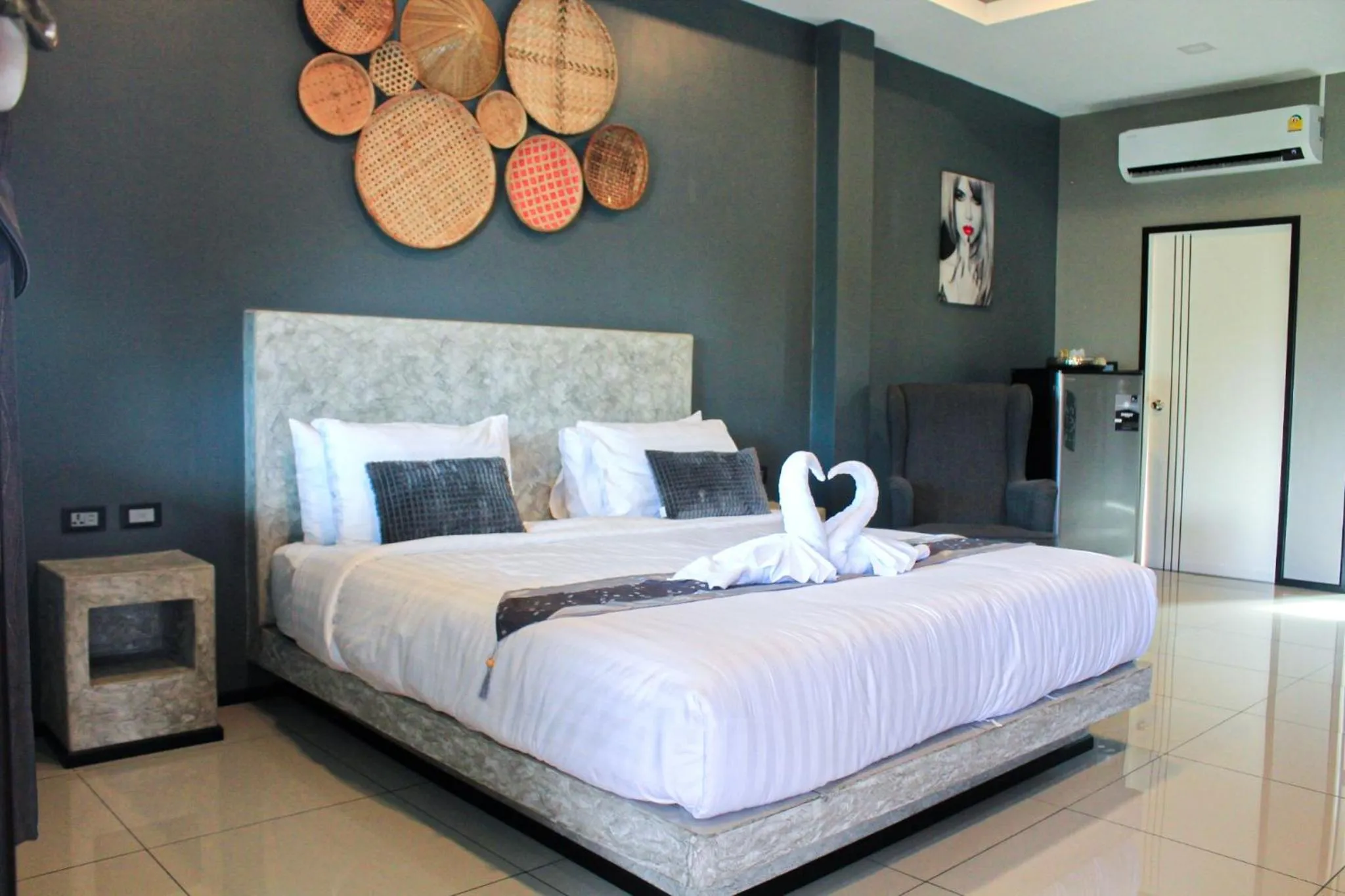 Bed in Hideaway Resort Banchang