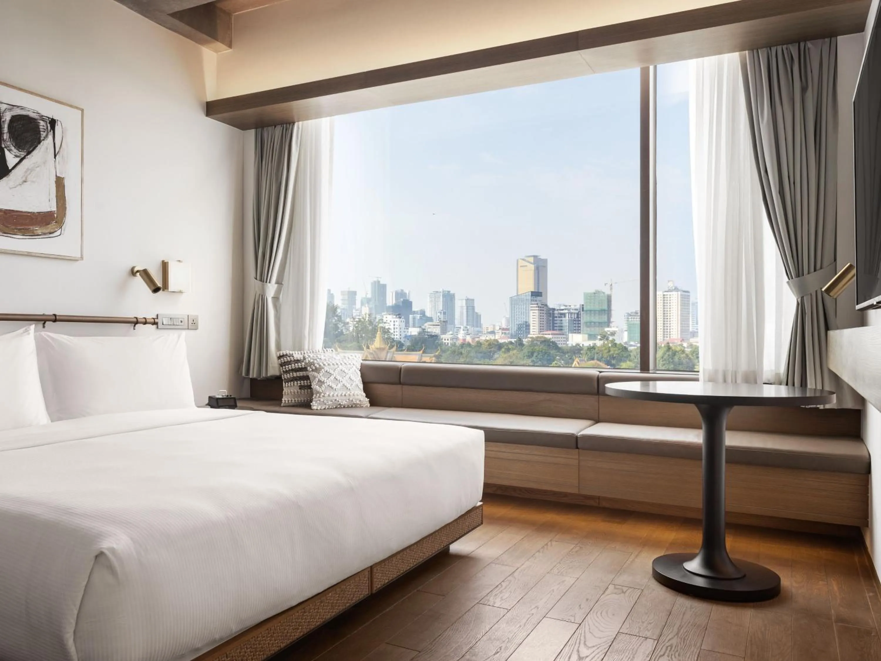 View (from property/room), Bed in Hotel KVL