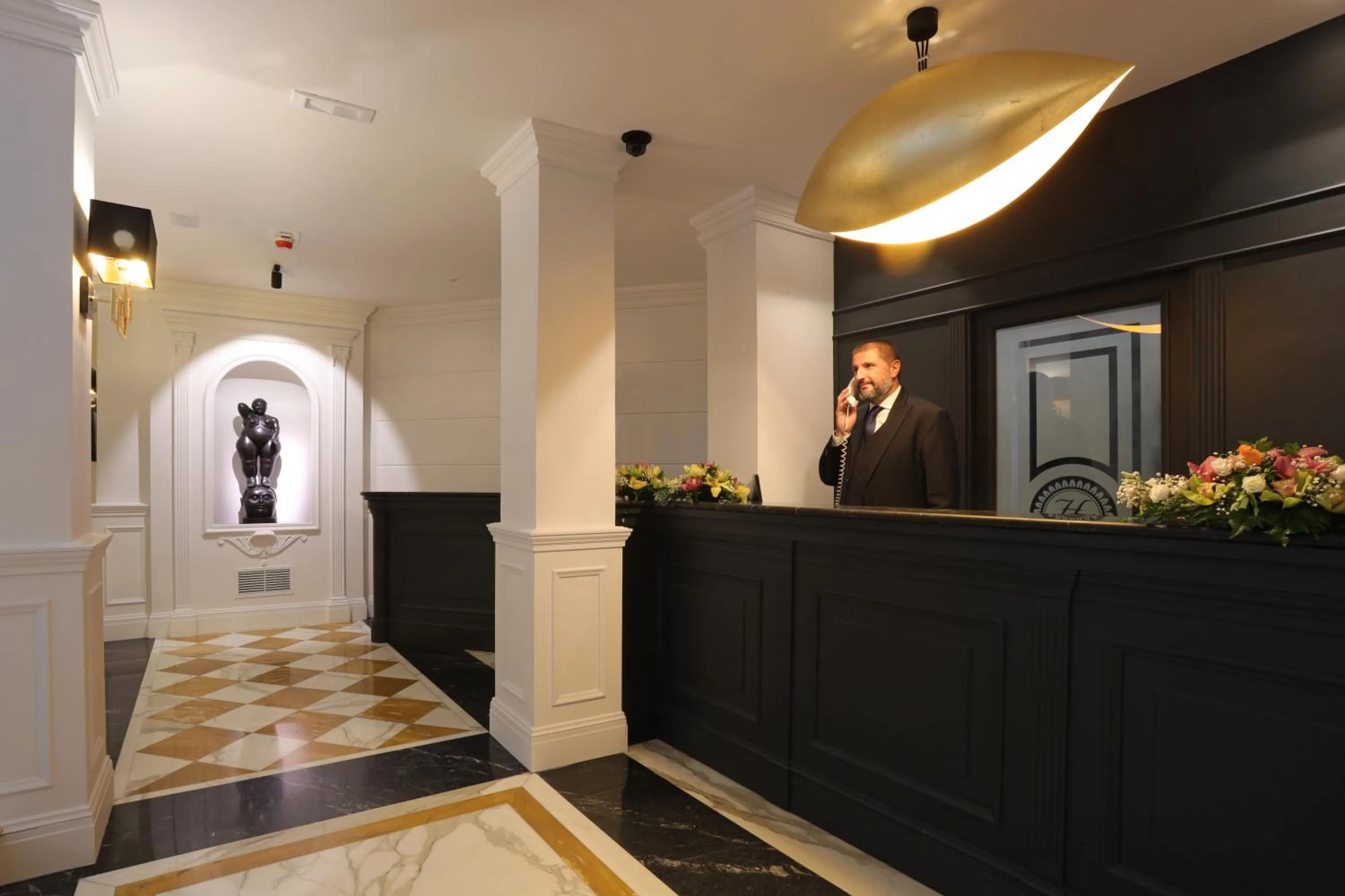 Lobby or reception in Hotel Barberini