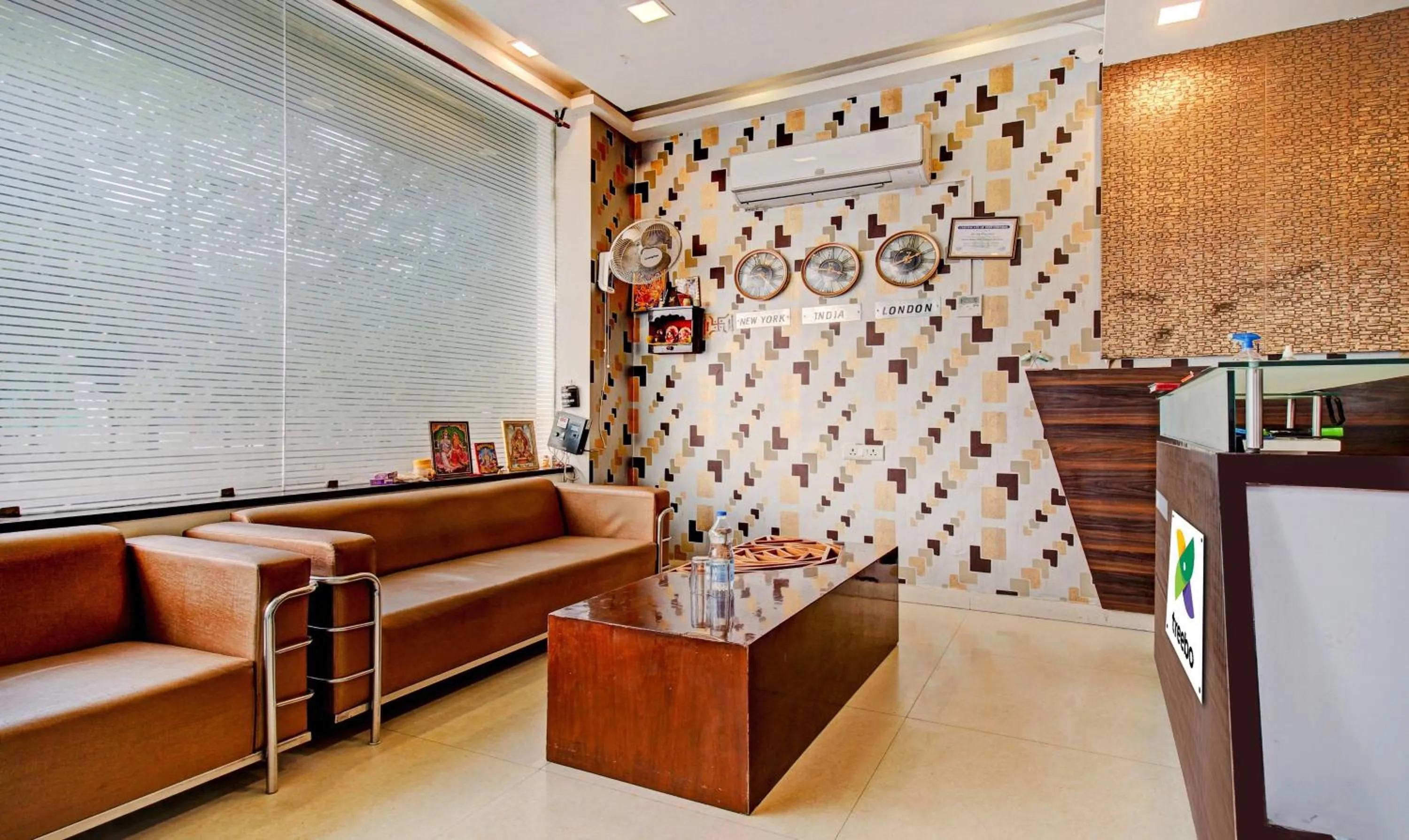 Seating area in Treebo Silver Grand