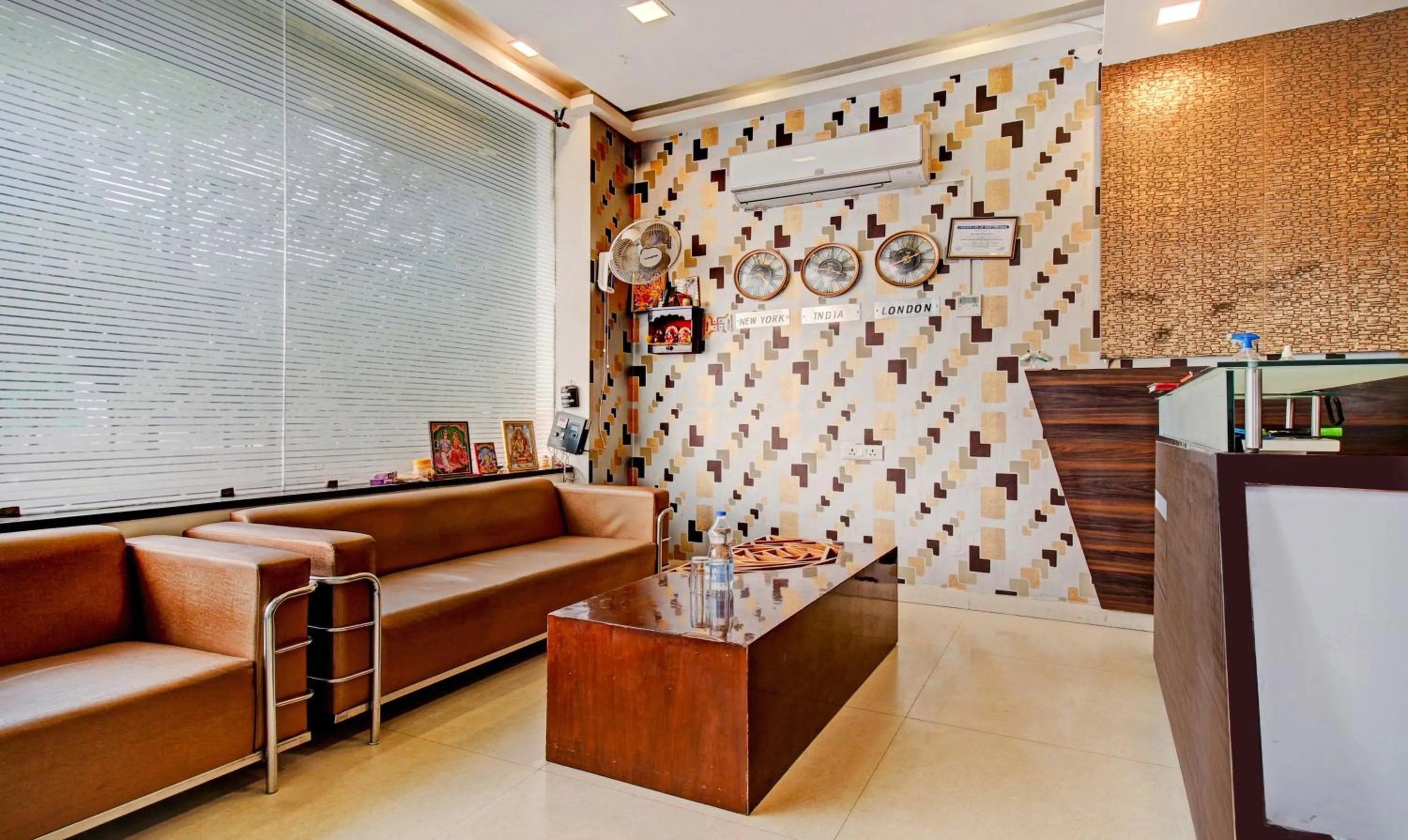 Seating area in Treebo Silver Grand