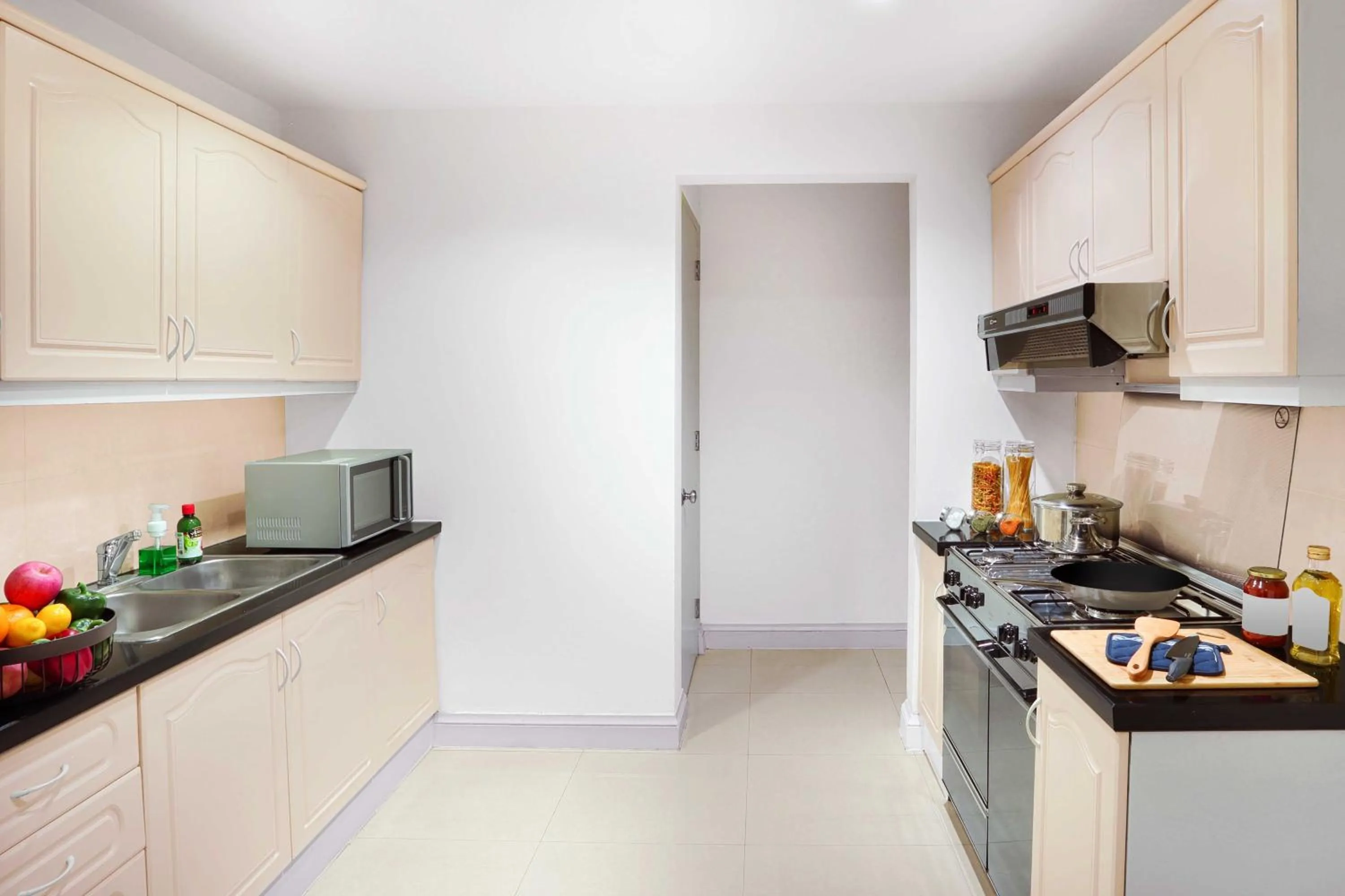 Kitchen or kitchenette in Rasamala & Cendana at Menteng