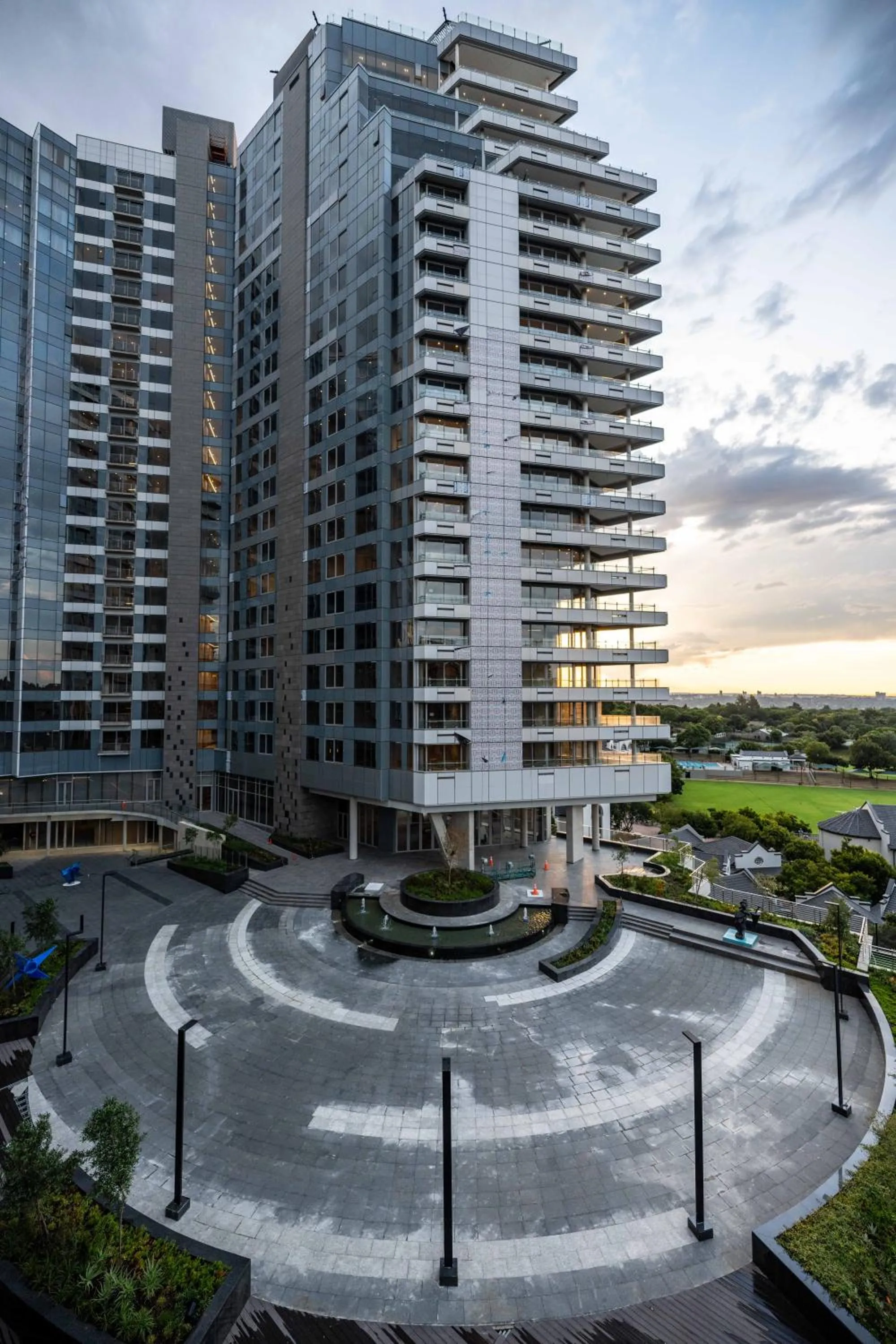 Facade/entrance in @Sandton Hotel