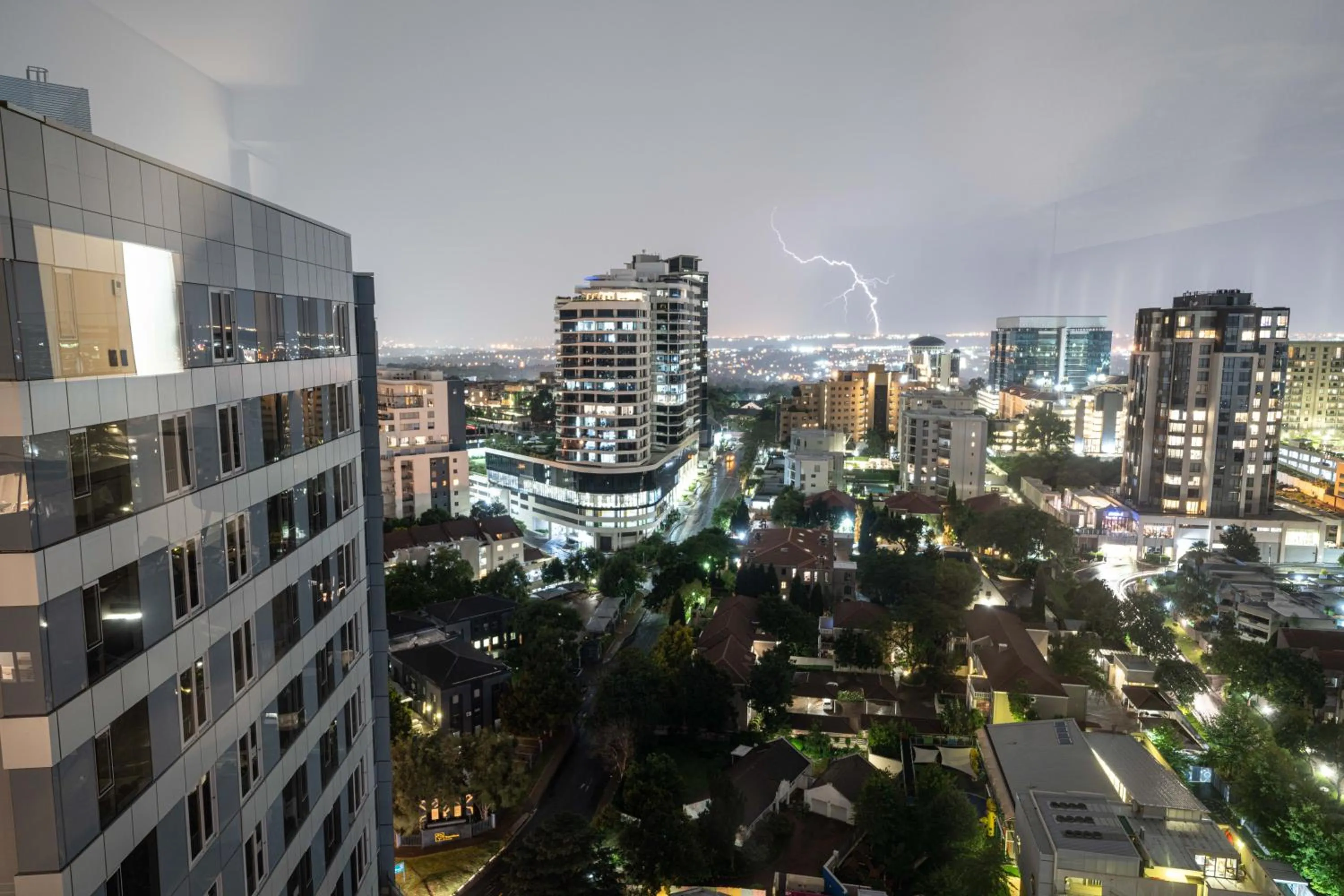 City view in @Sandton Hotel