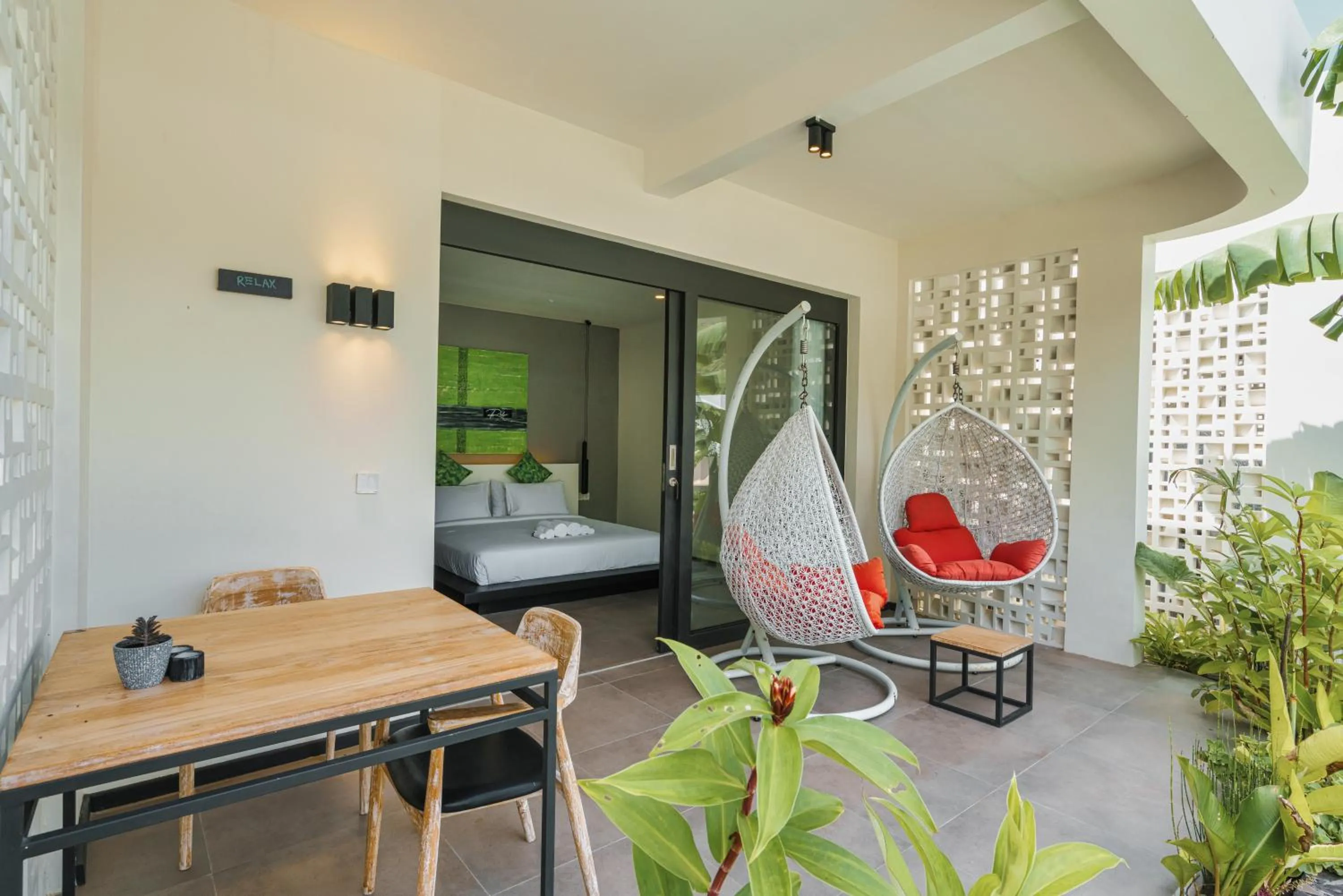 Patio in Amazing Lombok Resort