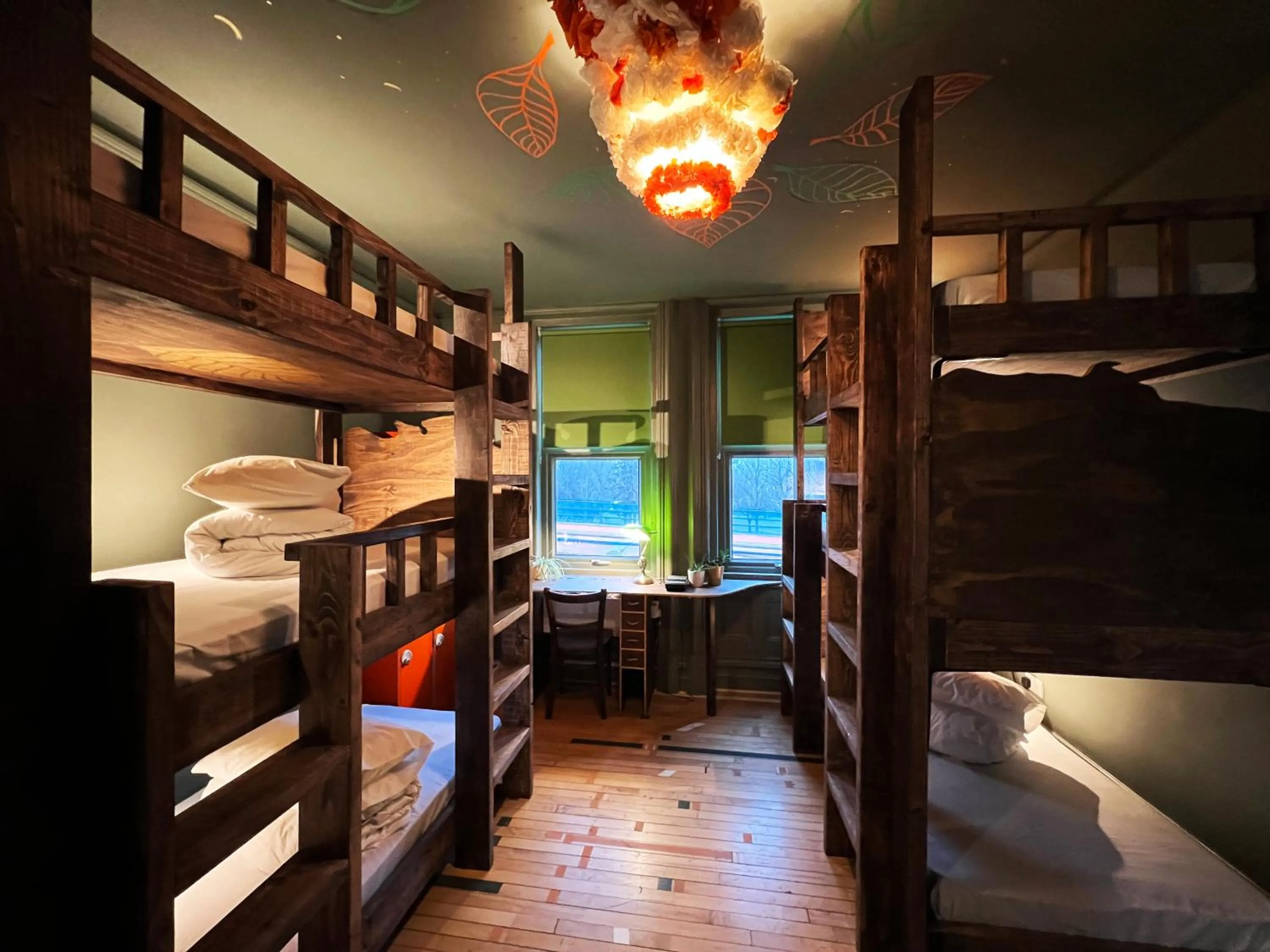 Decorative detail in Art Hostel