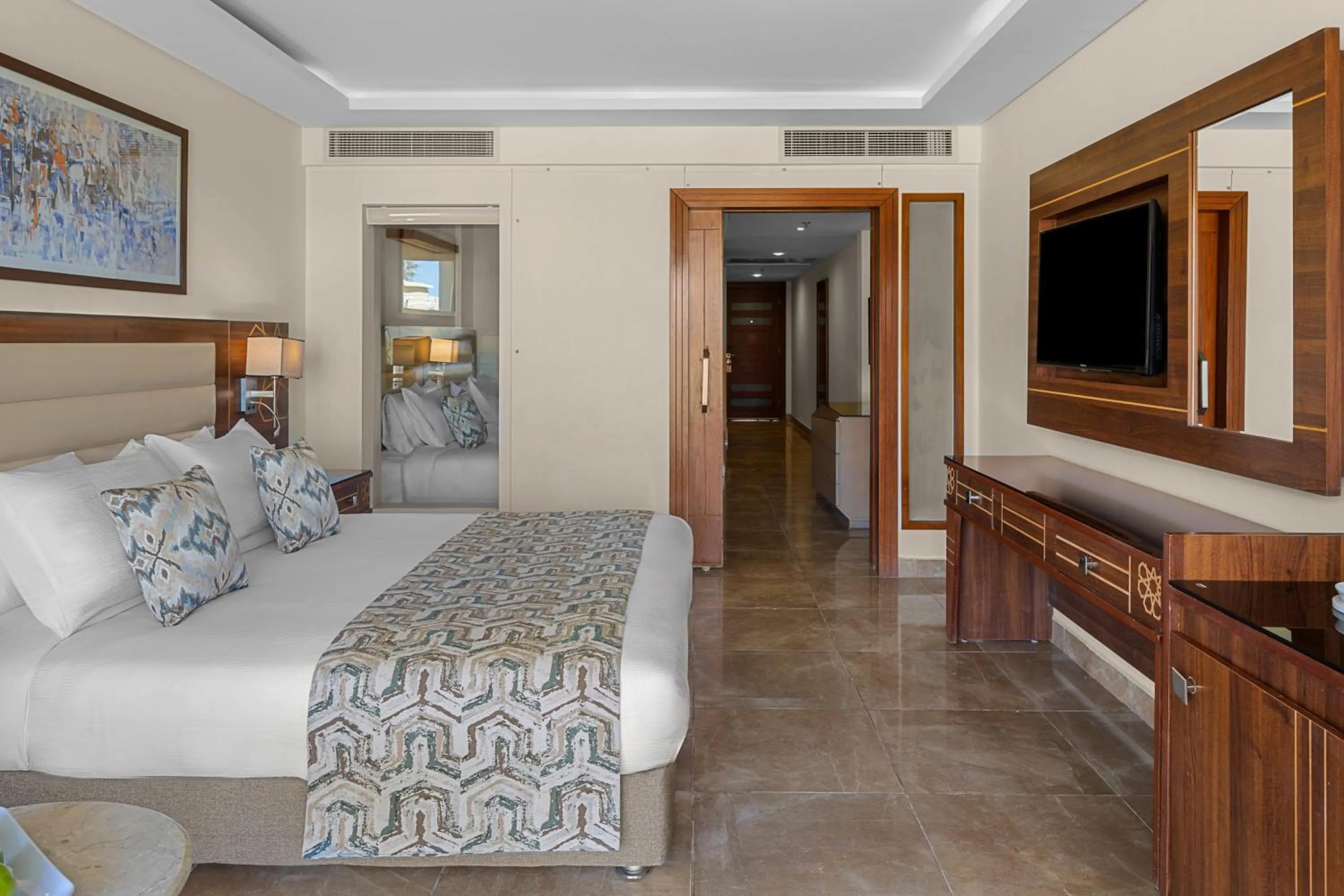 Bed in Beach Albatros The Club - Aqua Park