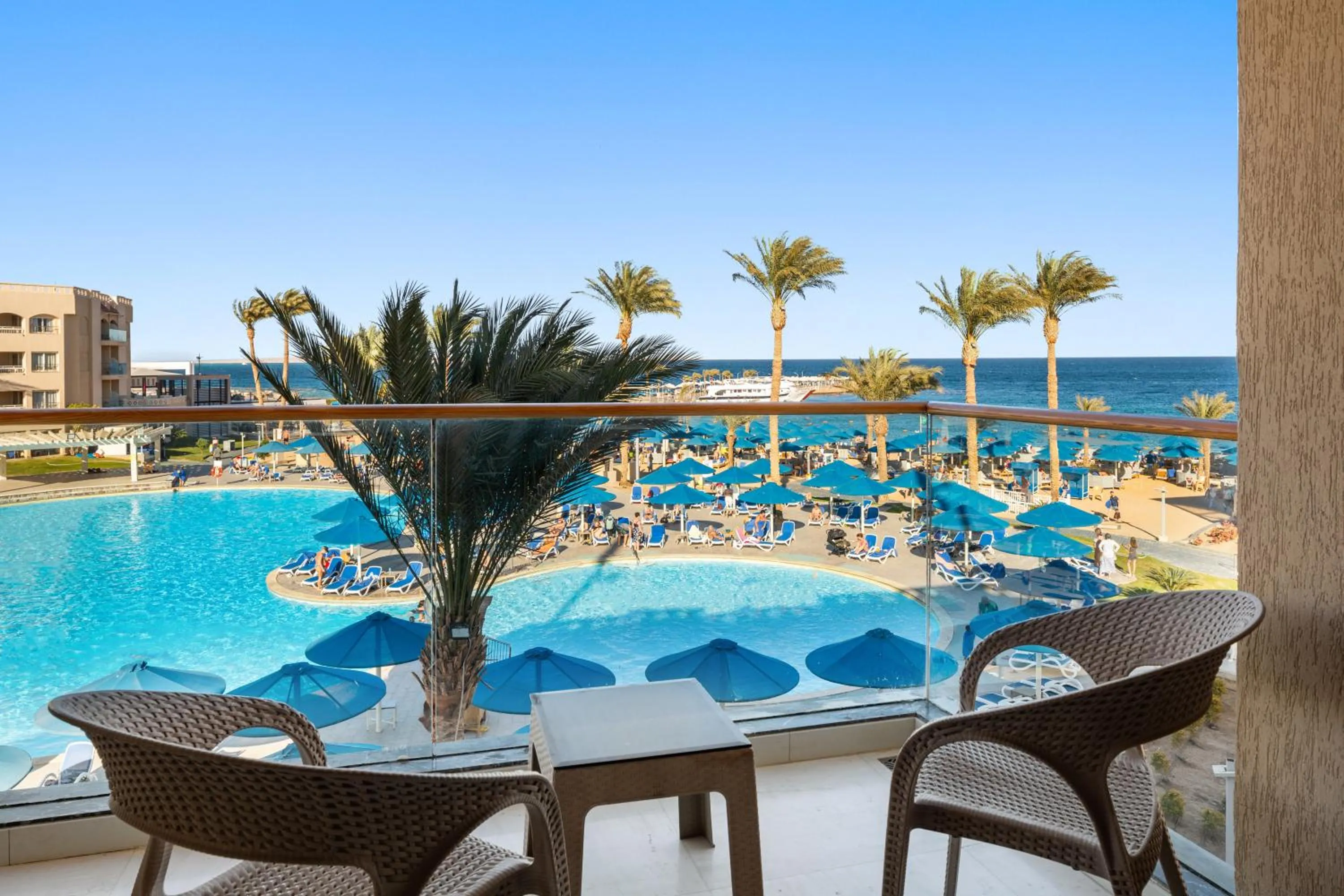 Pool view in Beach Albatros The Club - Aqua Park