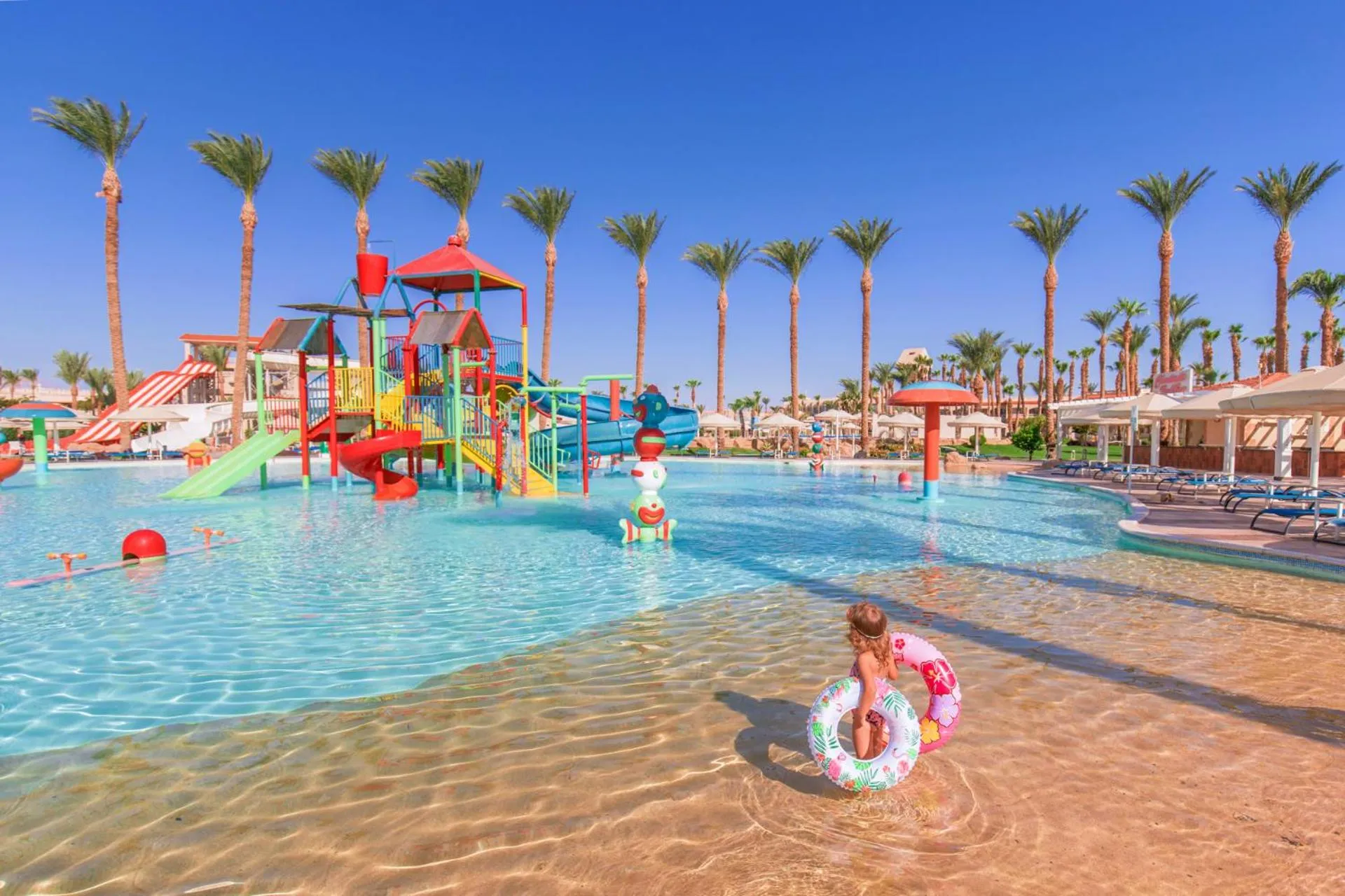 Aqua park in Beach Albatros The Club - Aqua Park