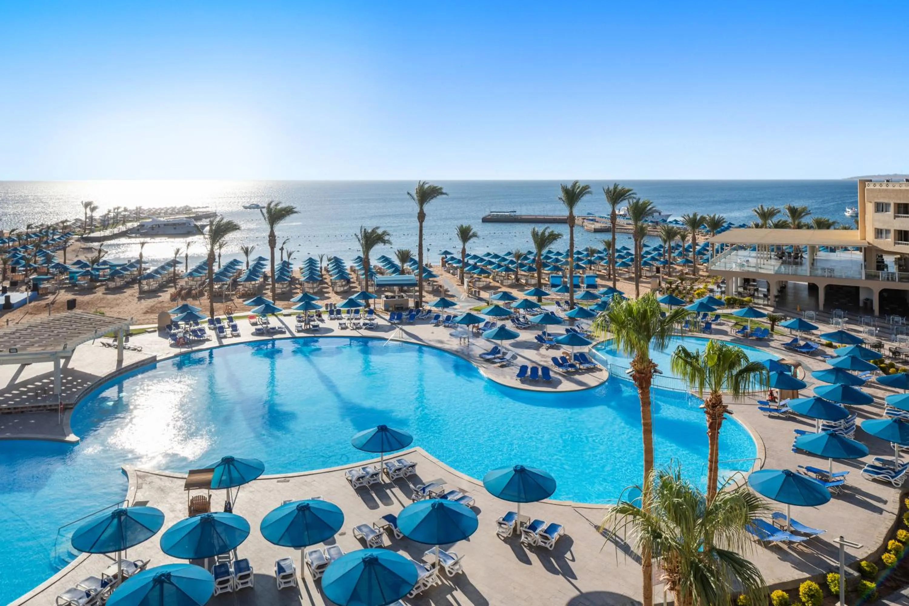 Sea view in Beach Albatros The Club - Aqua Park