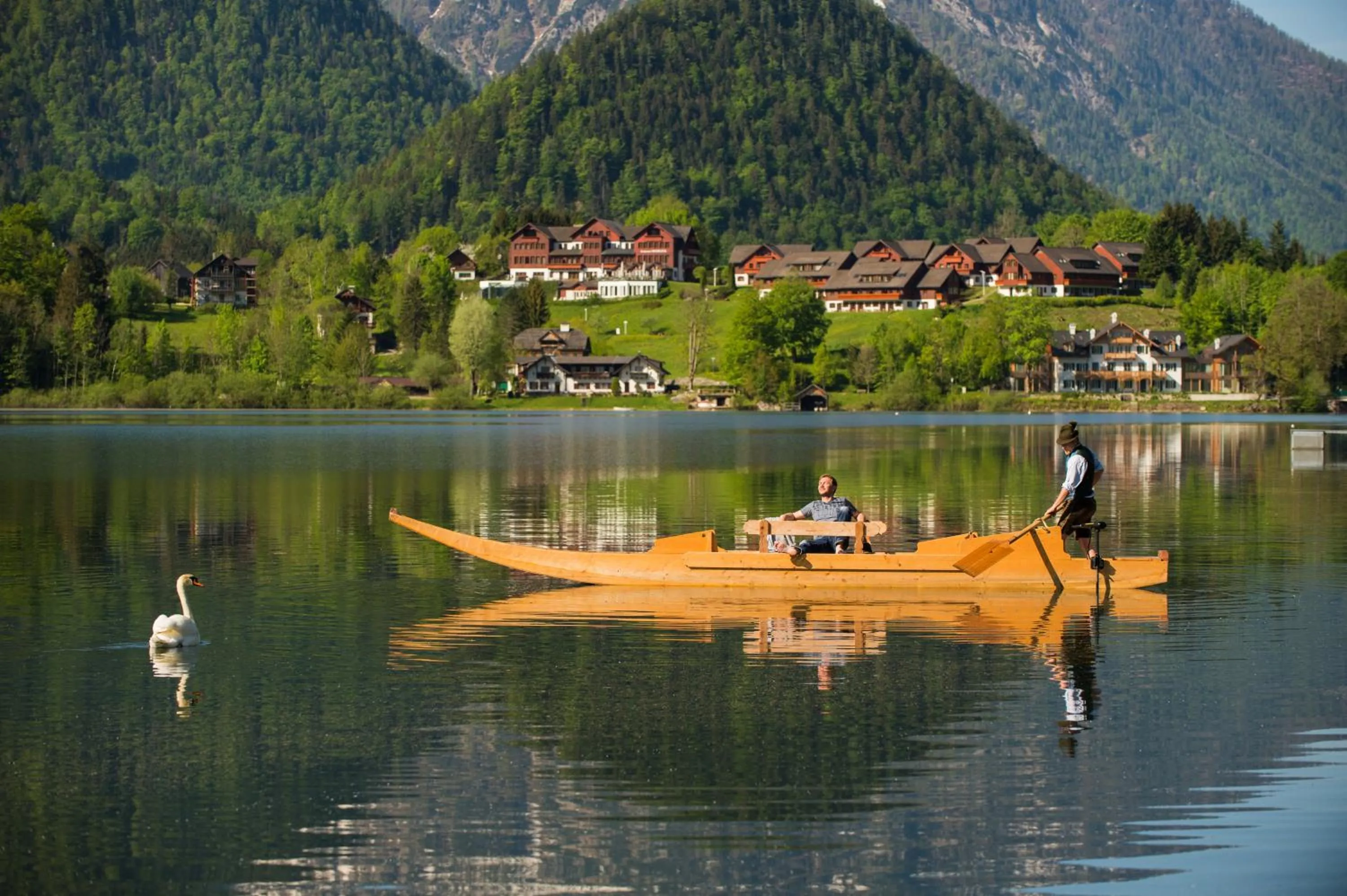 Natural landscape in MONDI Appartements am Grundlsee