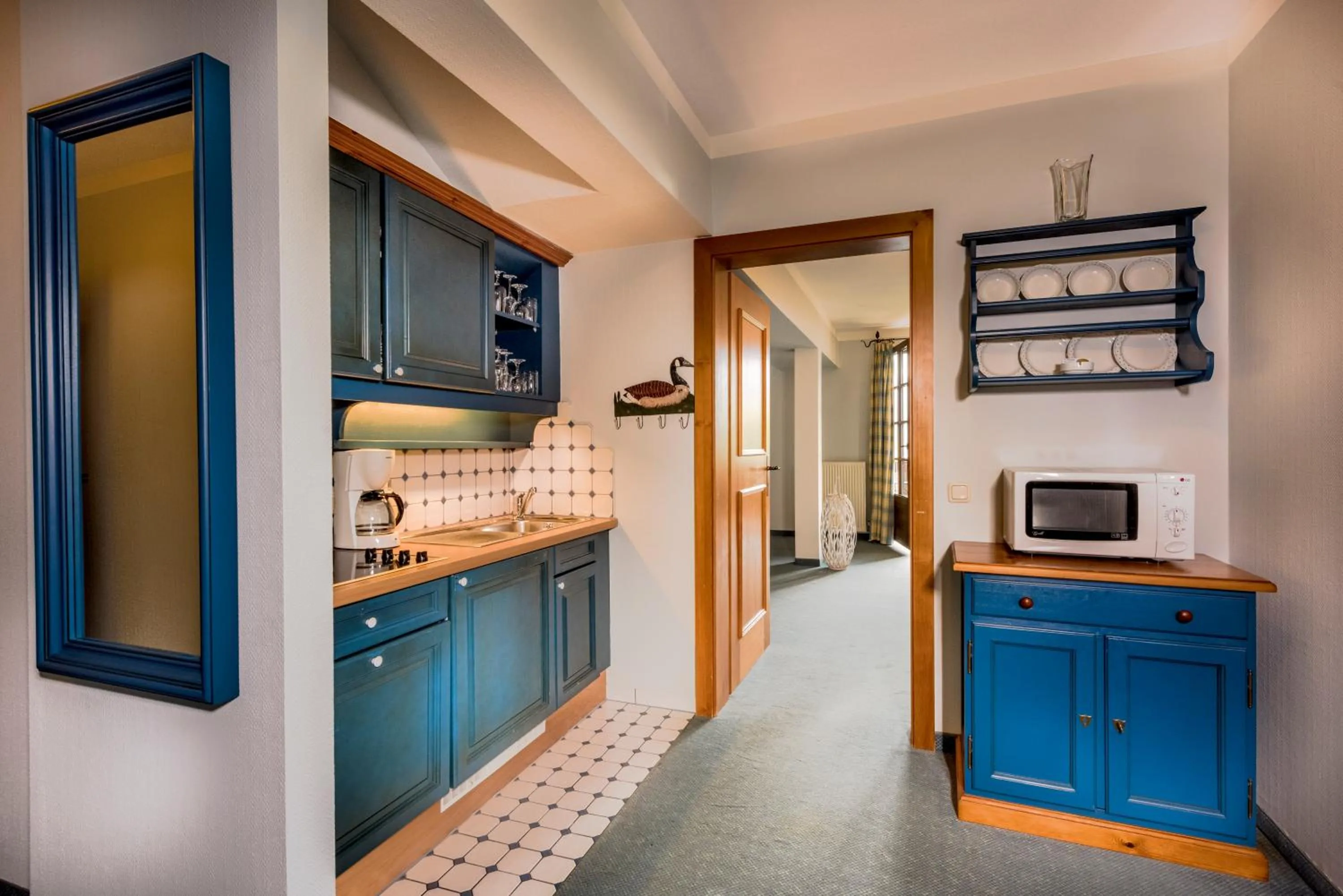 Kitchen or kitchenette in MONDI Appartements am Grundlsee