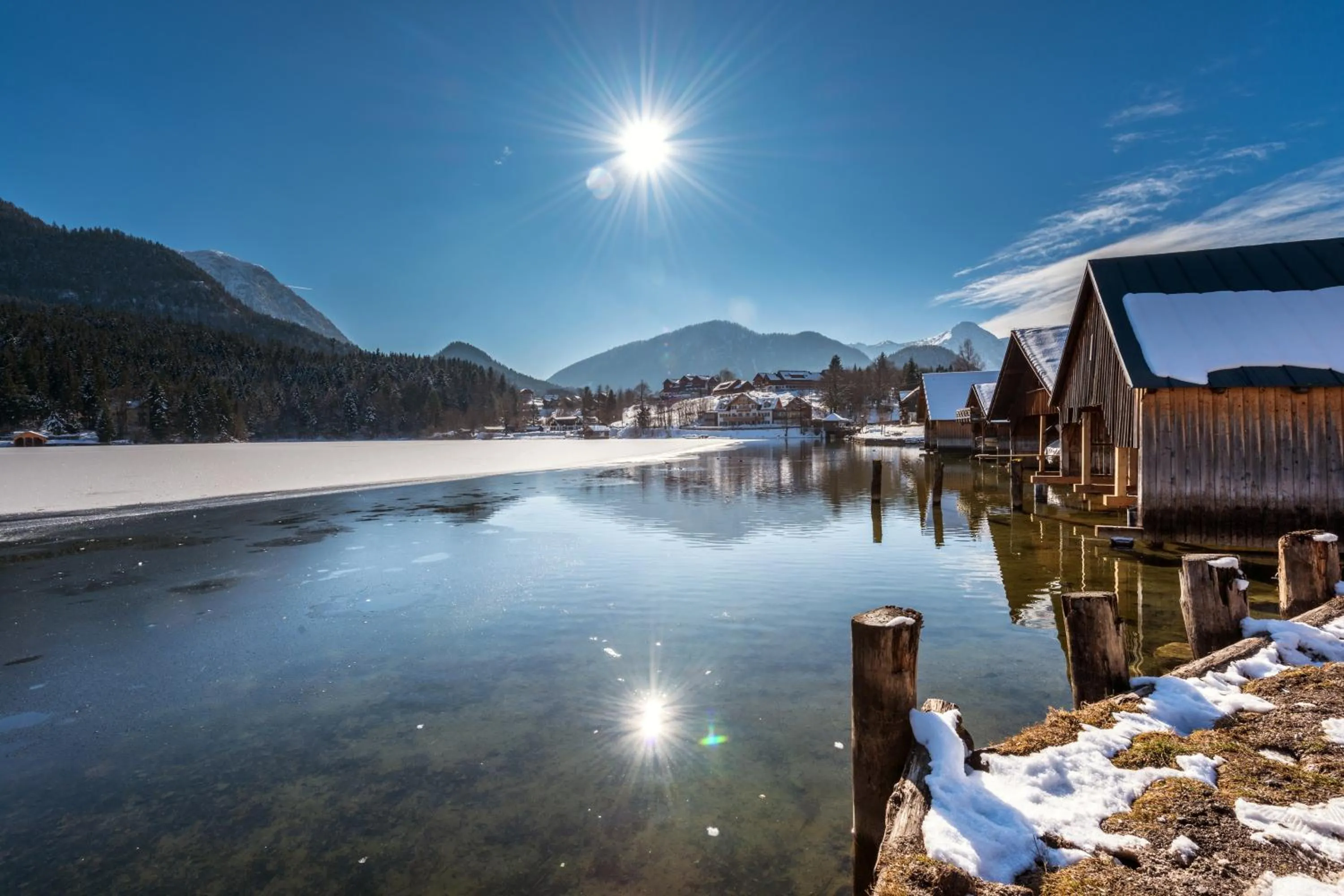 Natural landscape in MONDI Appartements am Grundlsee