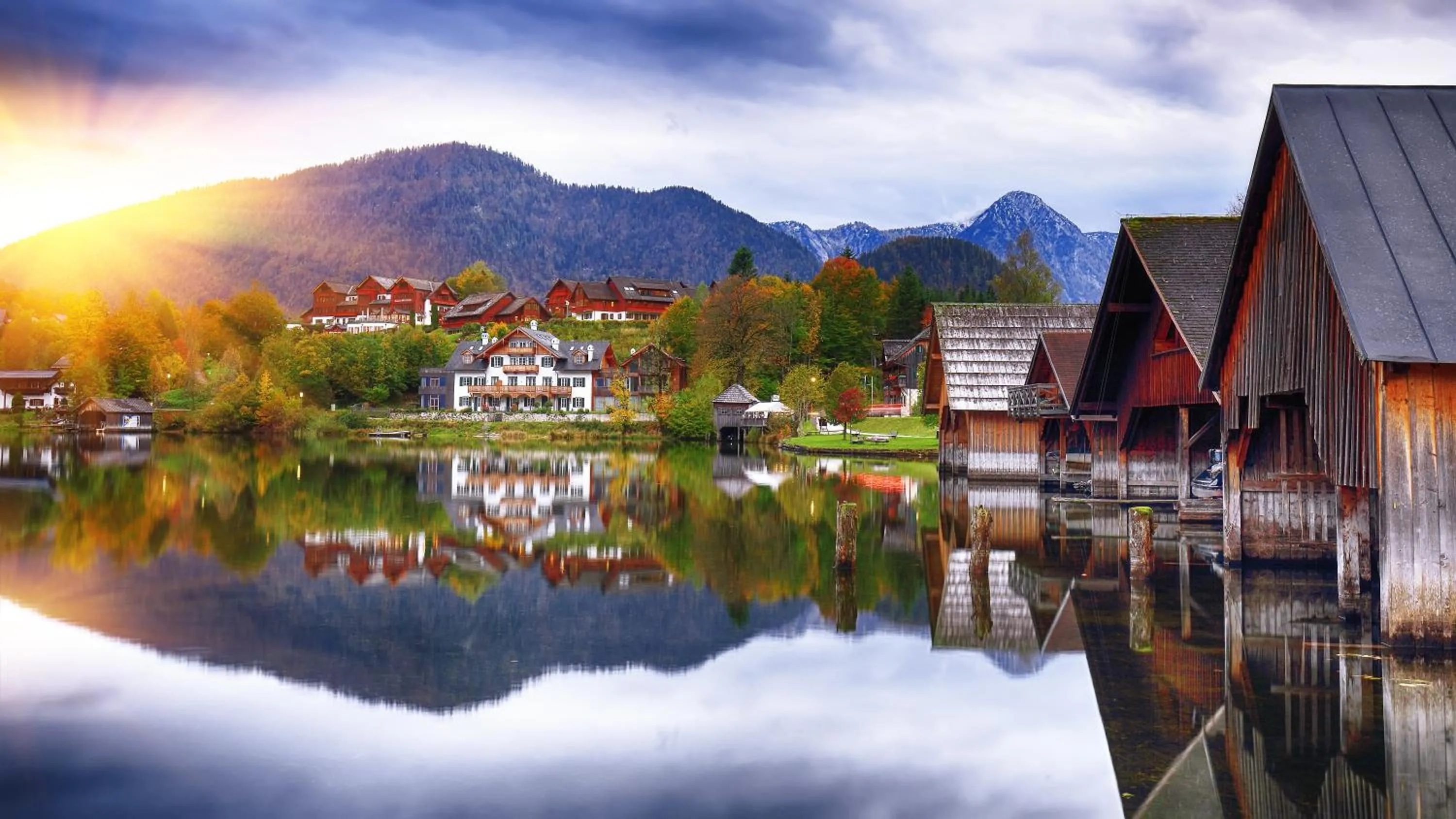 Natural landscape in MONDI Appartements am Grundlsee