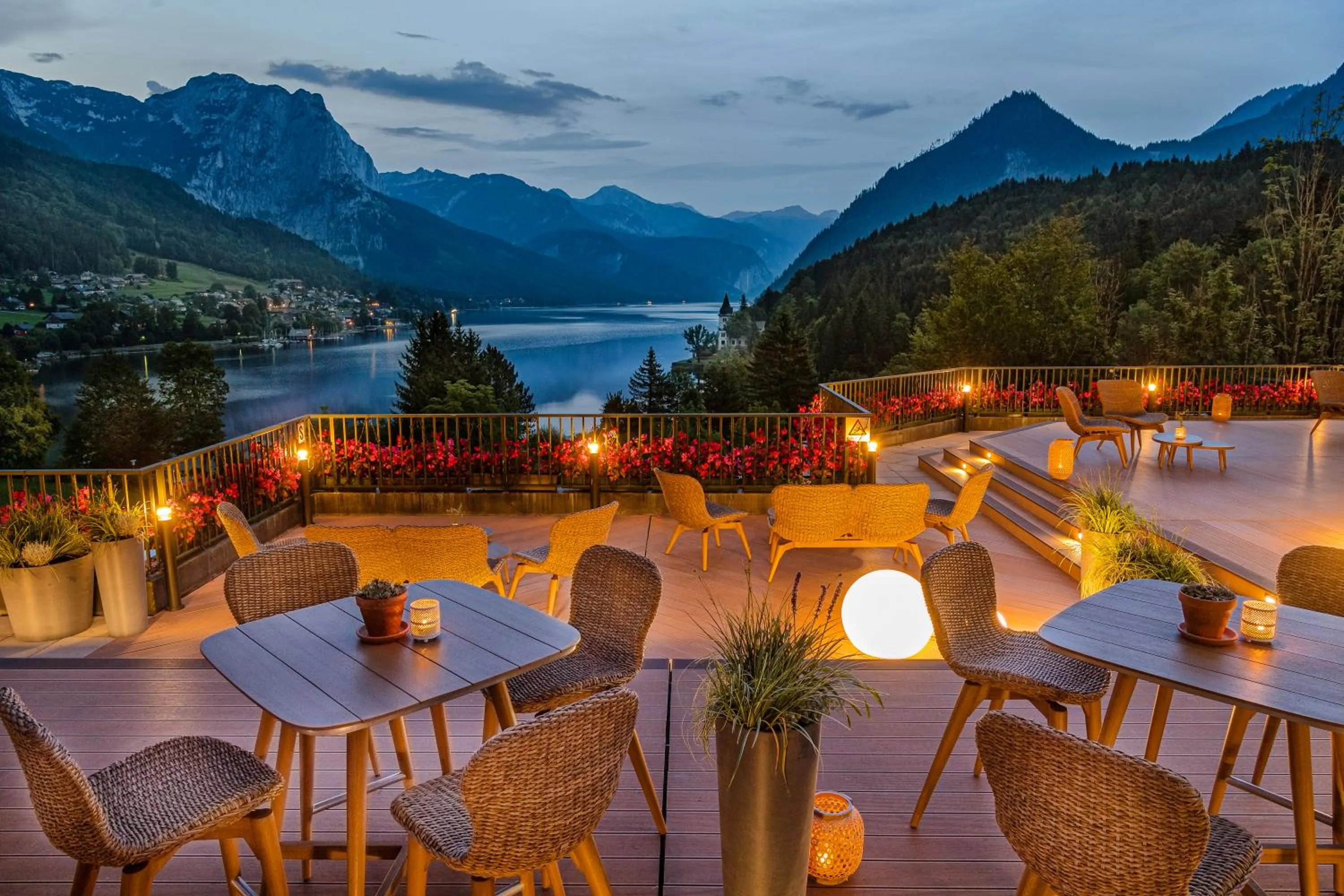 Balcony/Terrace in MONDI Appartements am Grundlsee