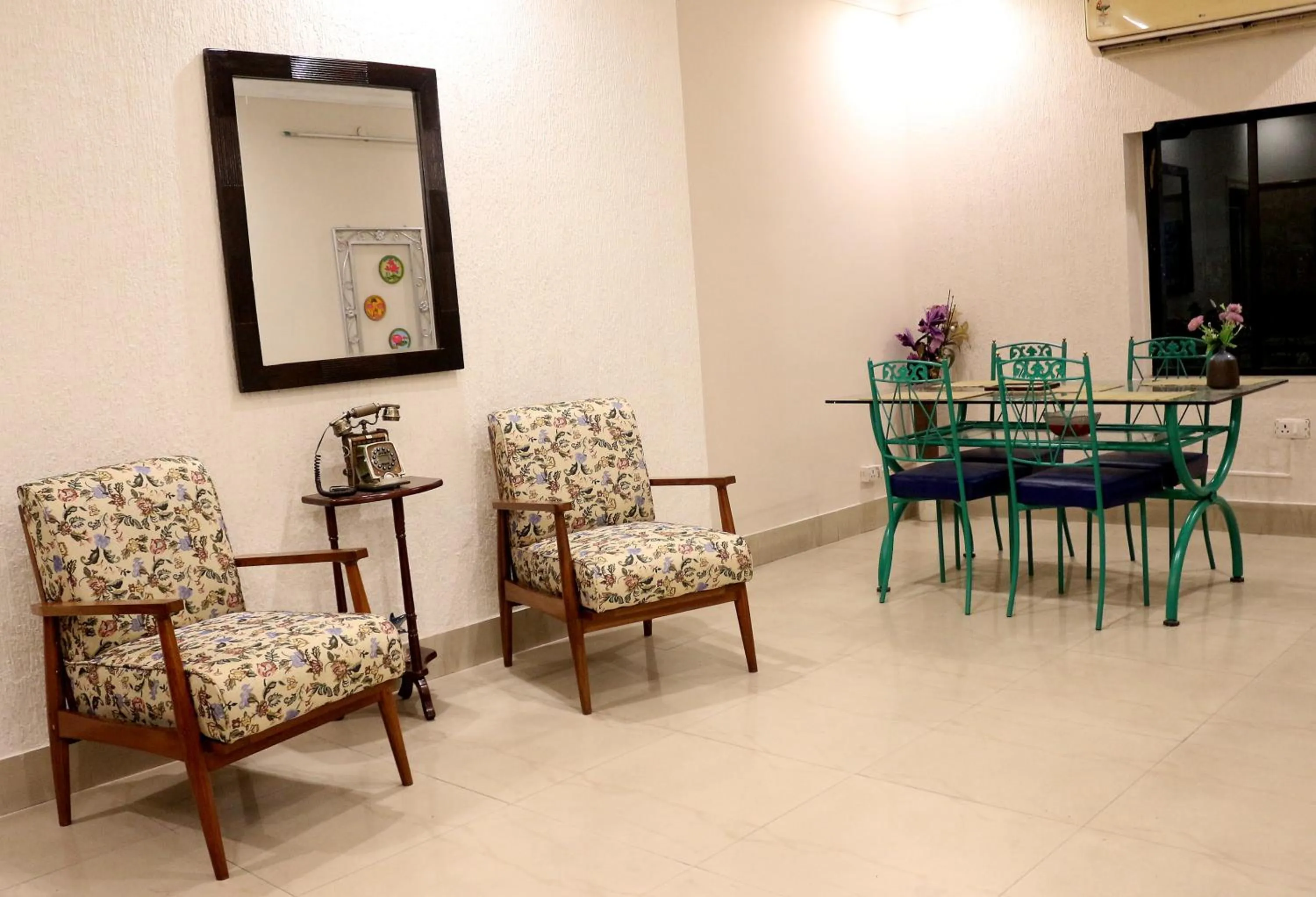 Seating area in Crossroads