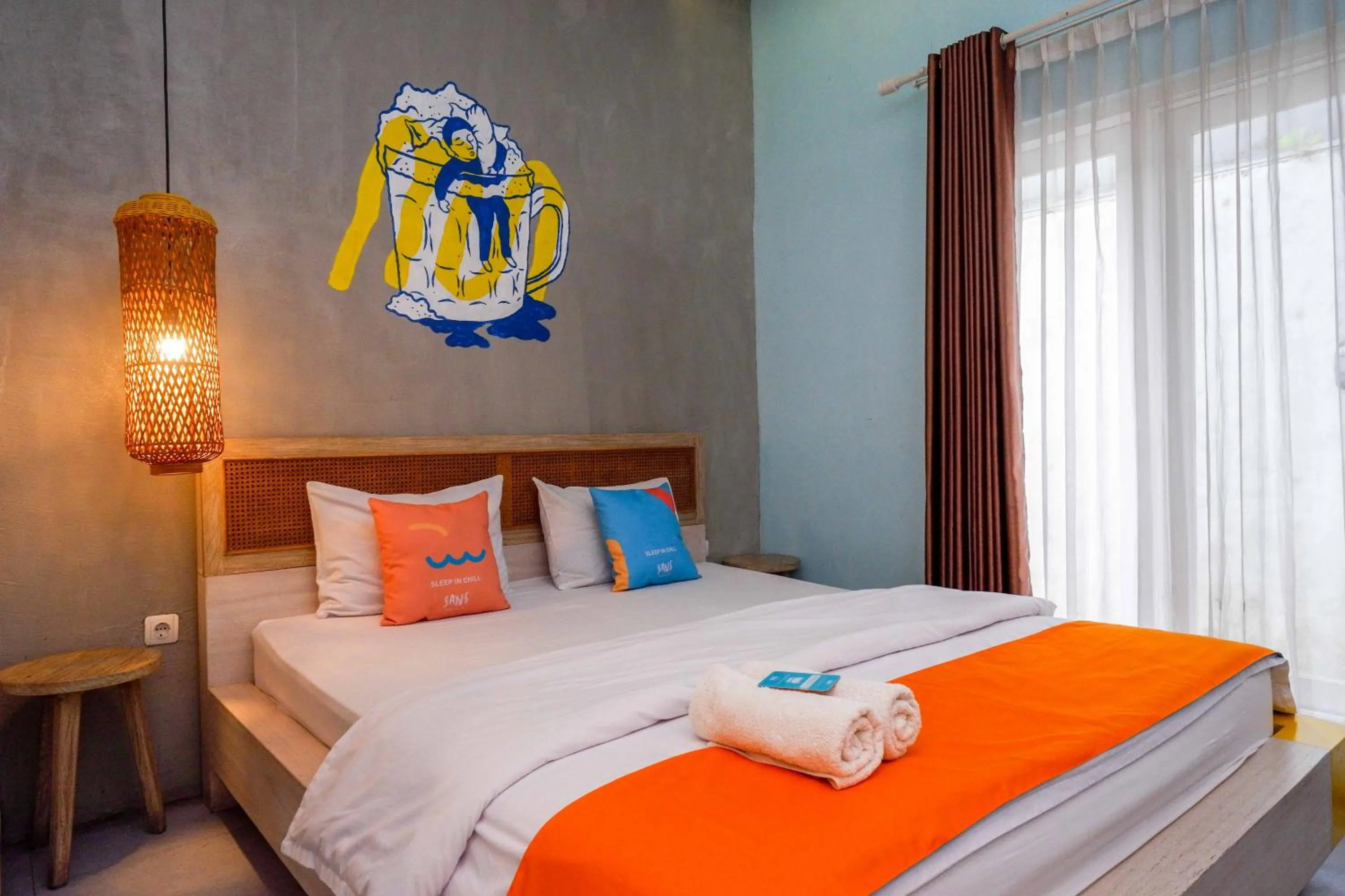 Bedroom, Bed in Sans Hotel Absari Yogyakarta