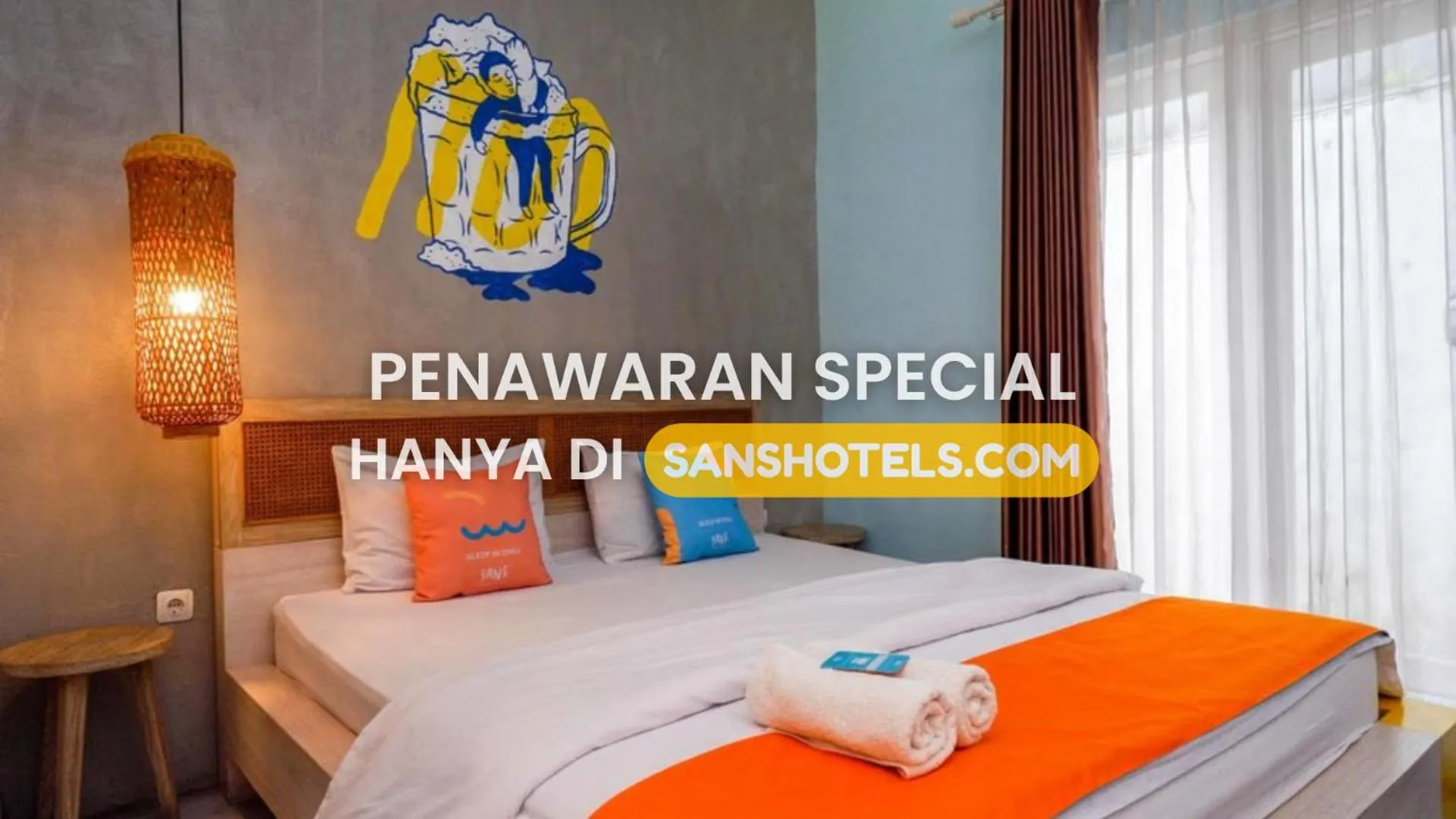 Bedroom, Bed in Sans Hotel Absari Yogyakarta