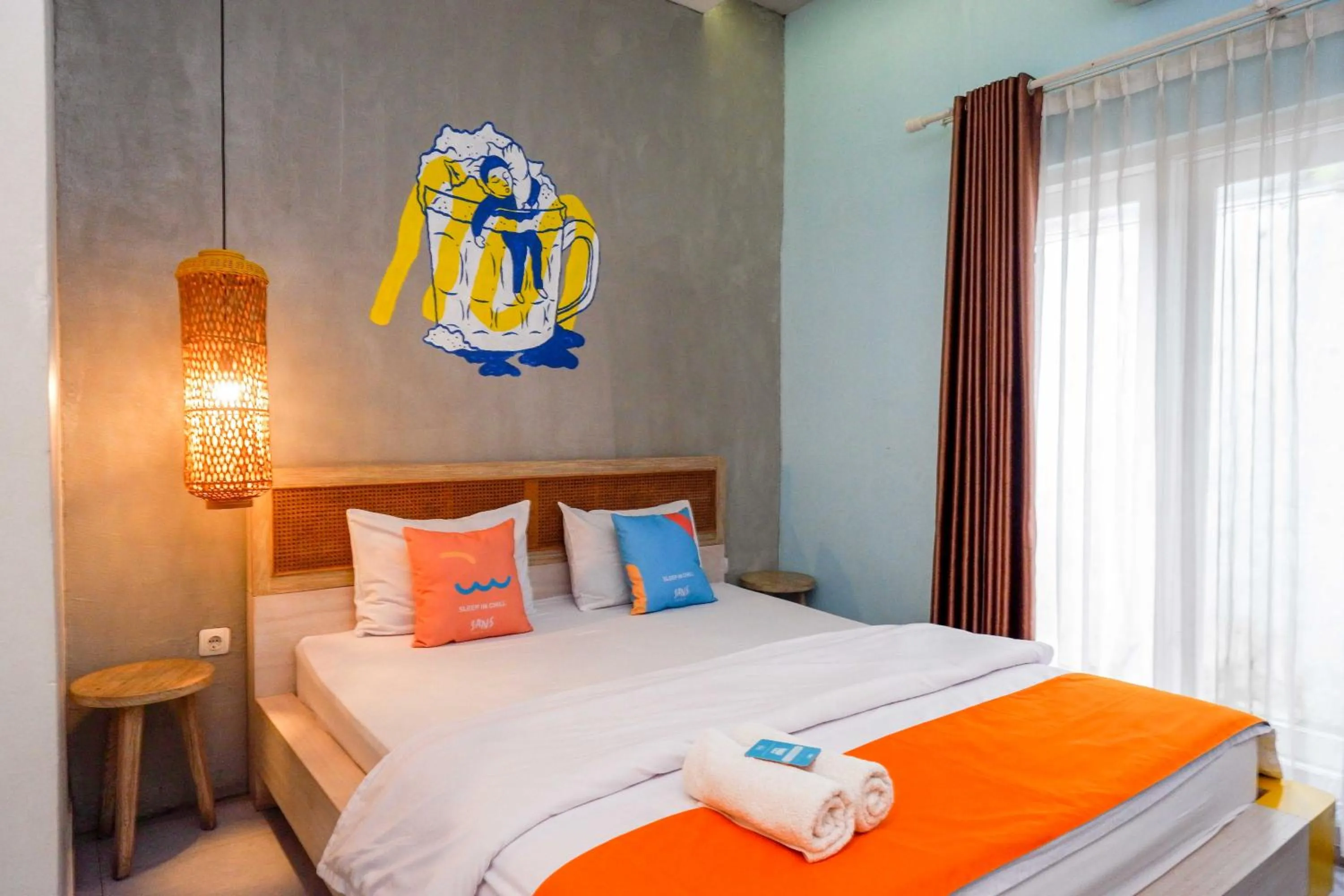 Bedroom, Bed in Sans Hotel Absari Yogyakarta