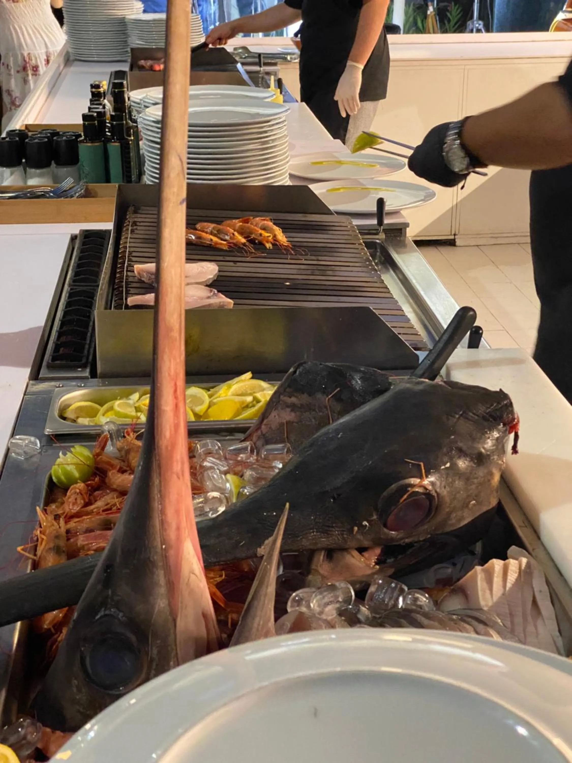 BBQ facilities in UNAHOTELS Club Hotel Ancora