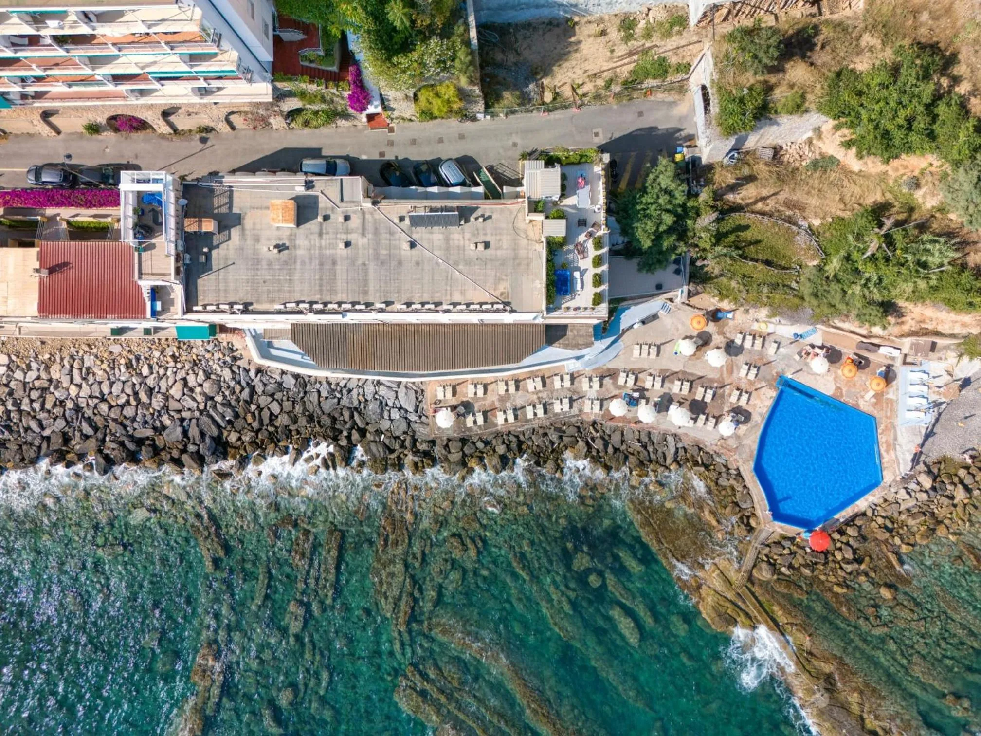 Bird's eye view in Hotel La Perla Del Capo