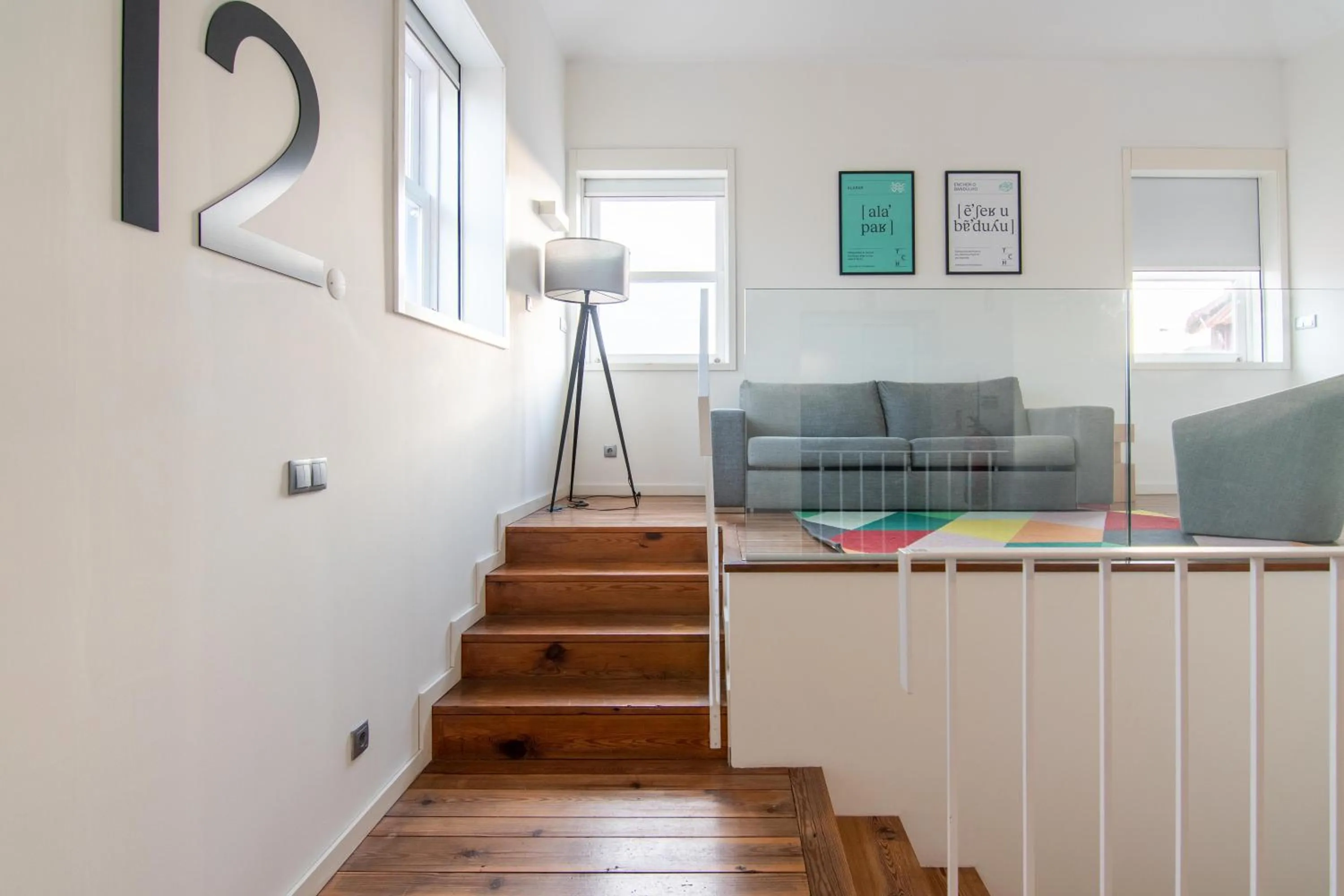 Seating area in The Central House Porto Ribeira