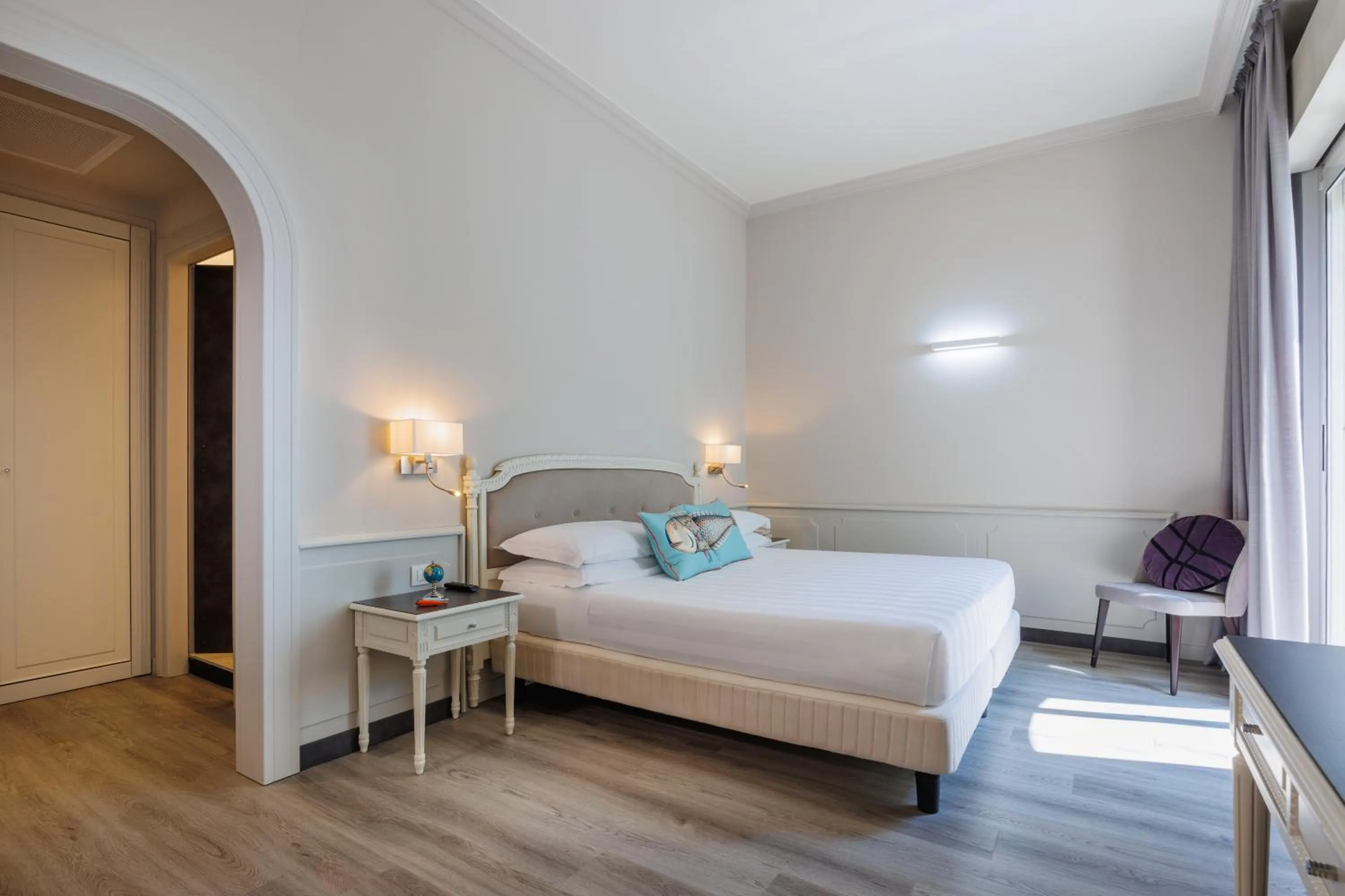 Bedroom, Bed in Parco dei Principi Boutique Hotel