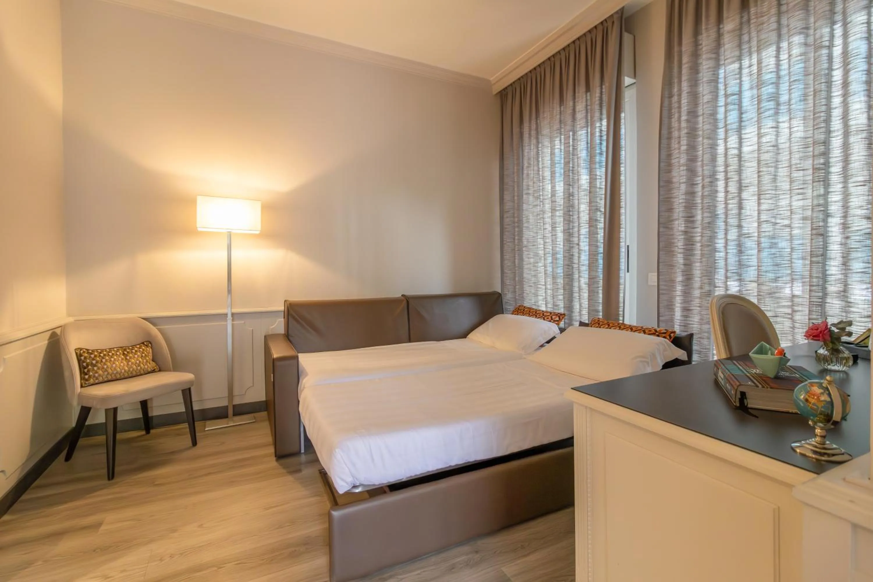 Bedroom, Bed in Parco dei Principi Boutique Hotel