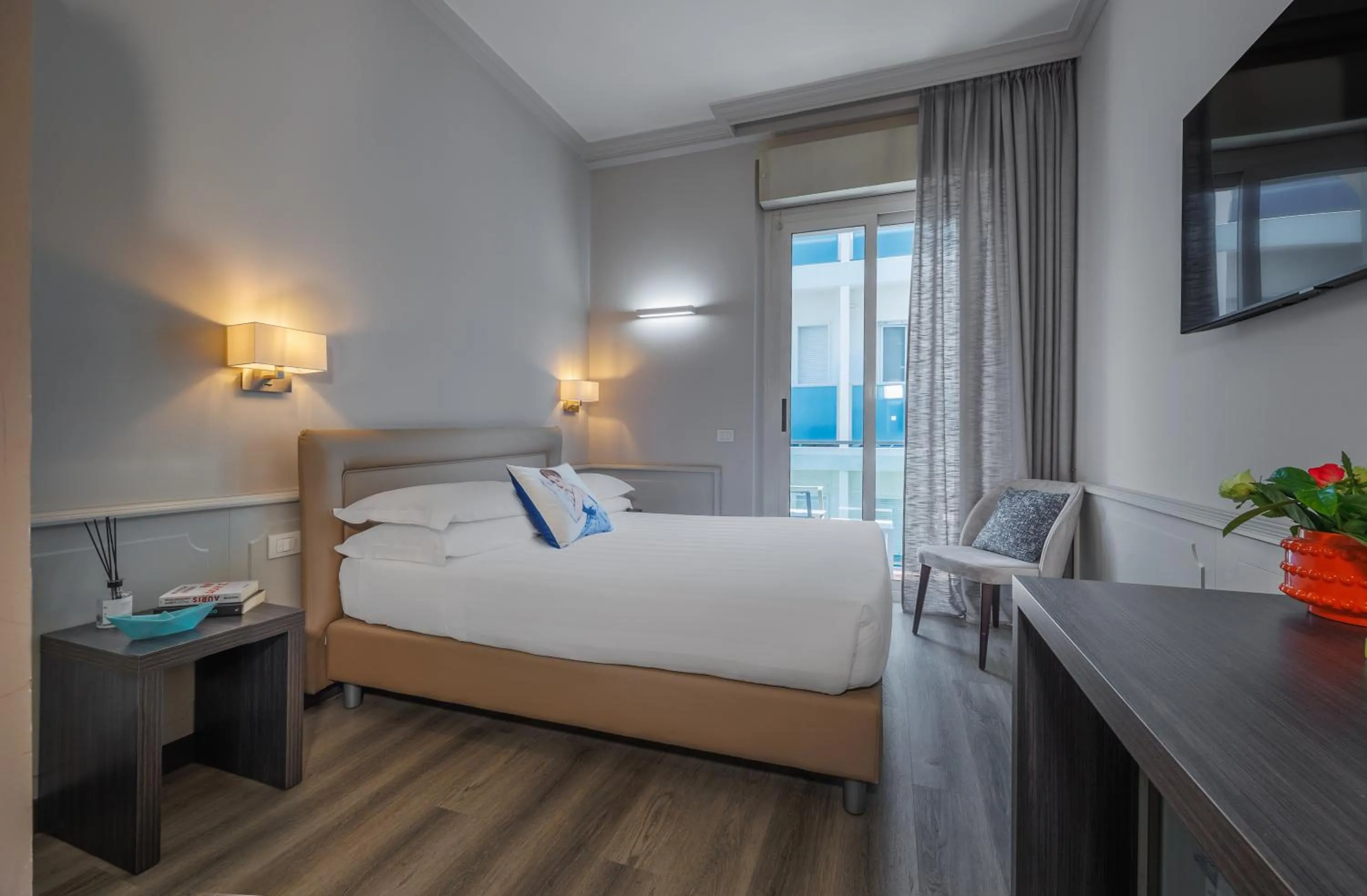 Bedroom, Bed in Parco dei Principi Boutique Hotel