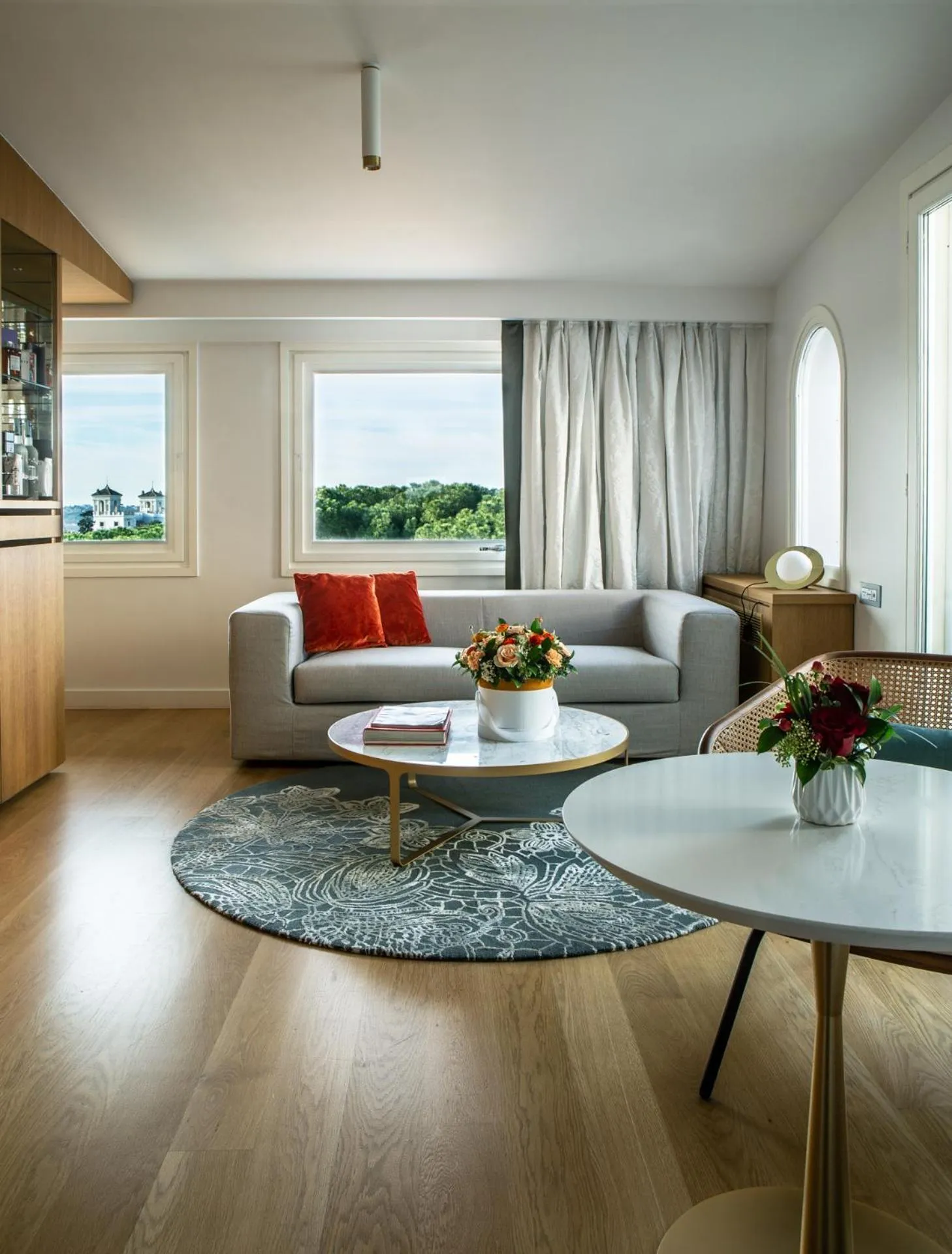 Living room in Sofitel Roma Villa Borghese