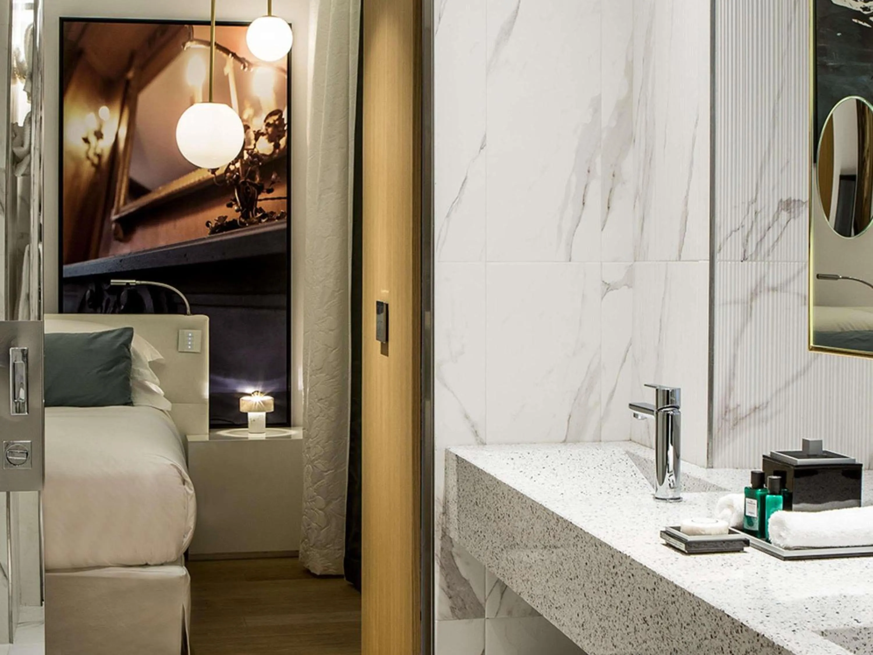 Bedroom in Sofitel Roma Villa Borghese