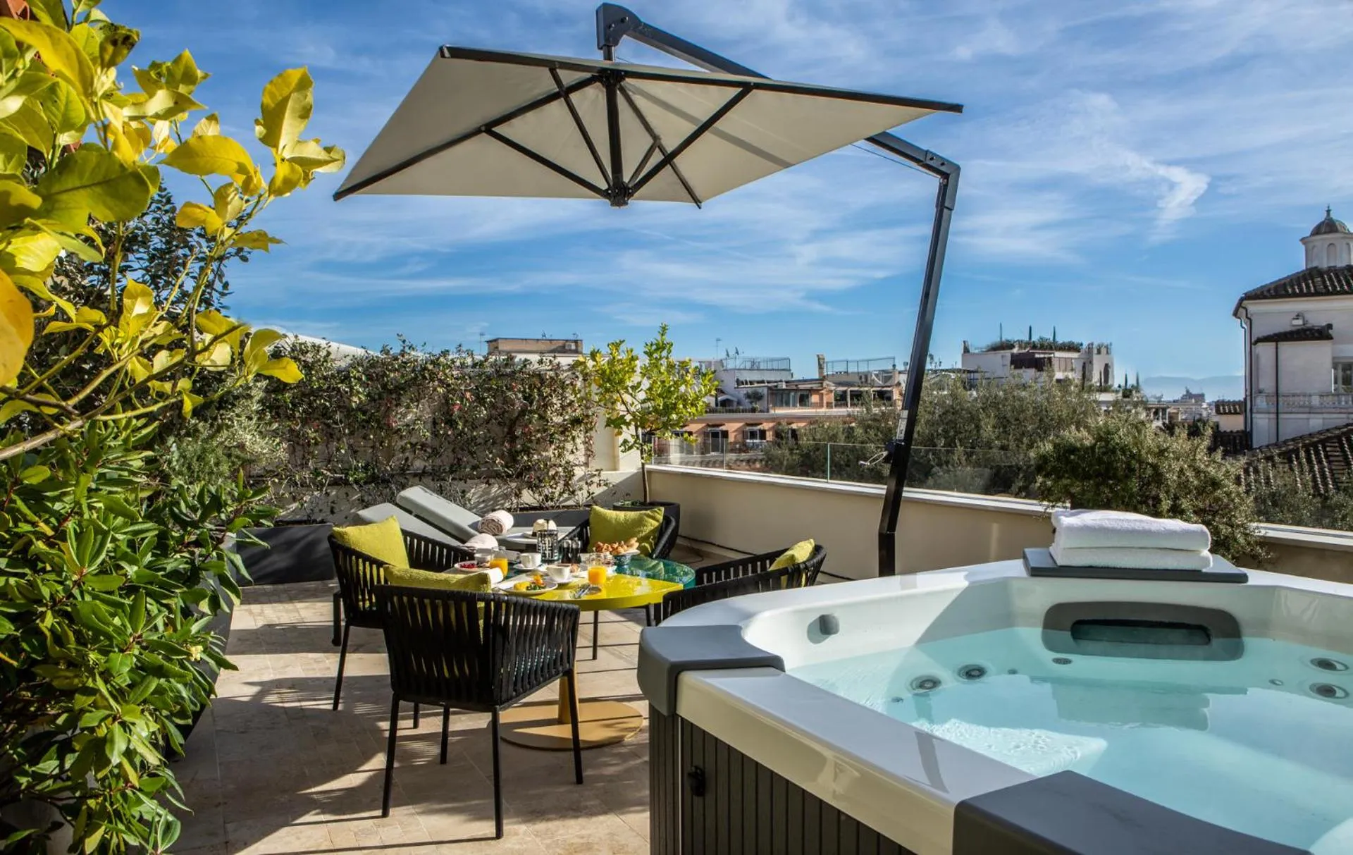 Balcony/Terrace in Sofitel Roma Villa Borghese