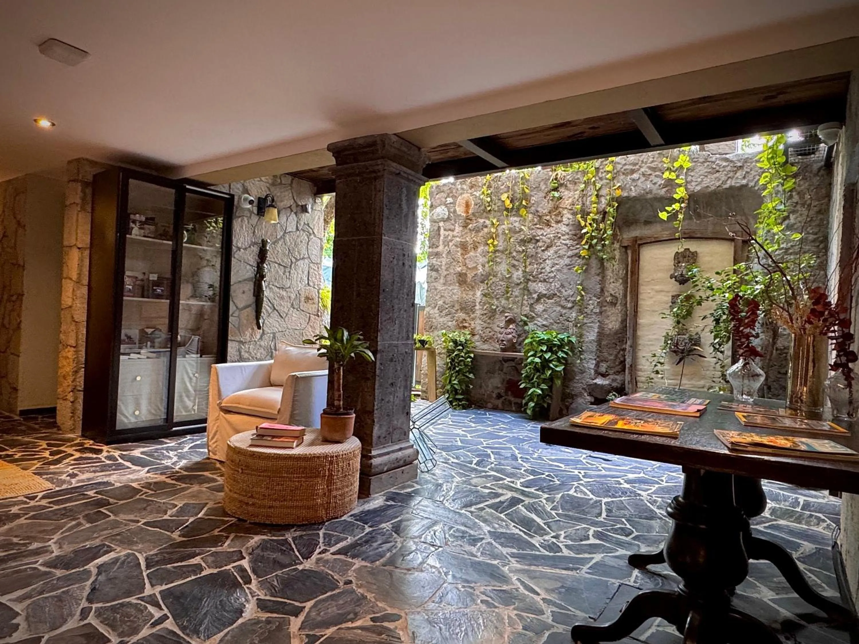 Patio in Hotel Boutique Casa Laja