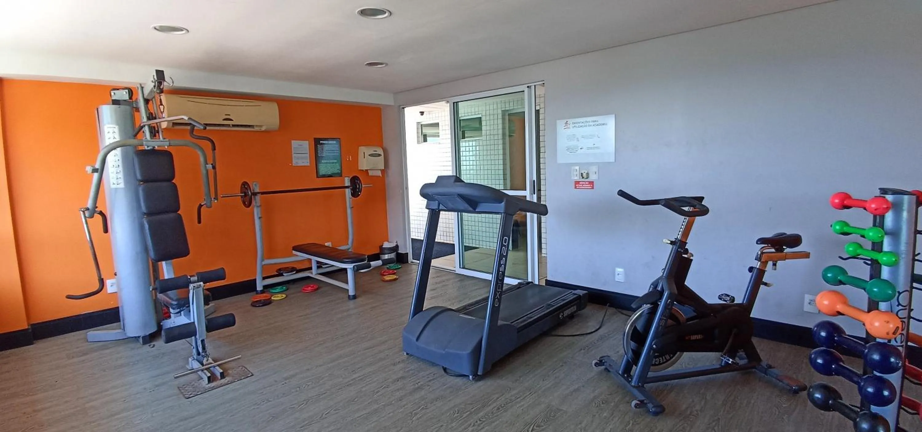 Fitness centre/facilities in Happy Hotel Manaíra