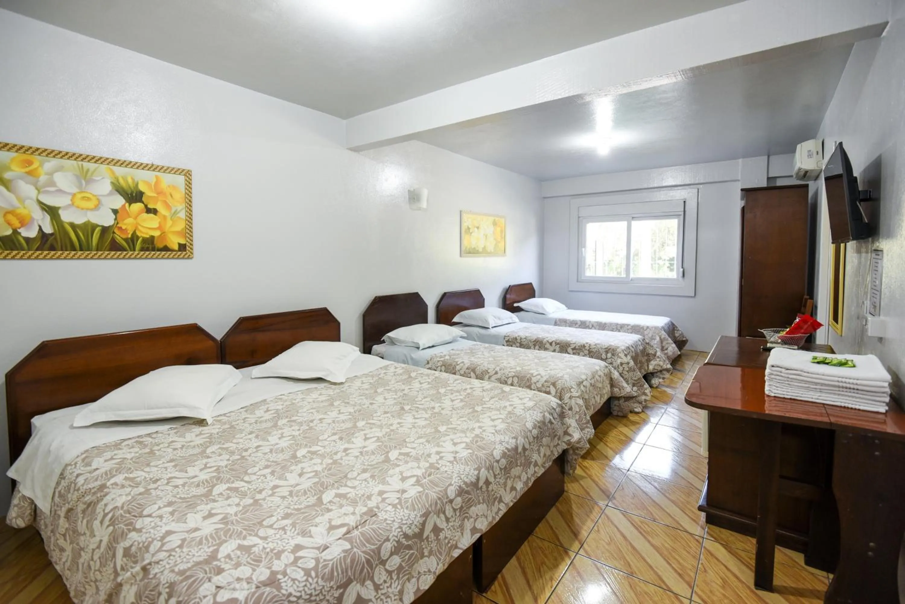 Bed in Hotel Pequenino