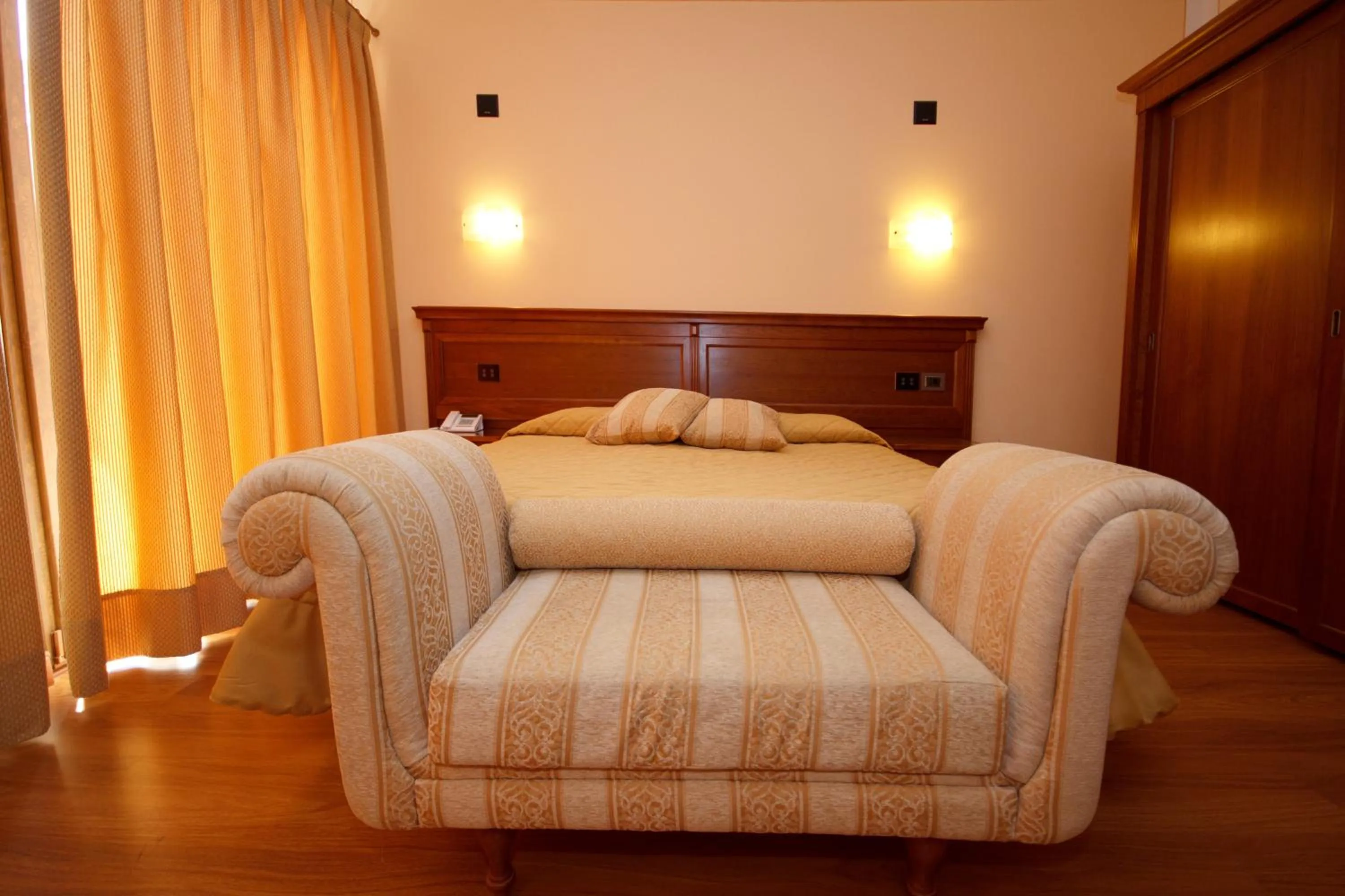 Bed in Hotel Panoramic Montepulciano