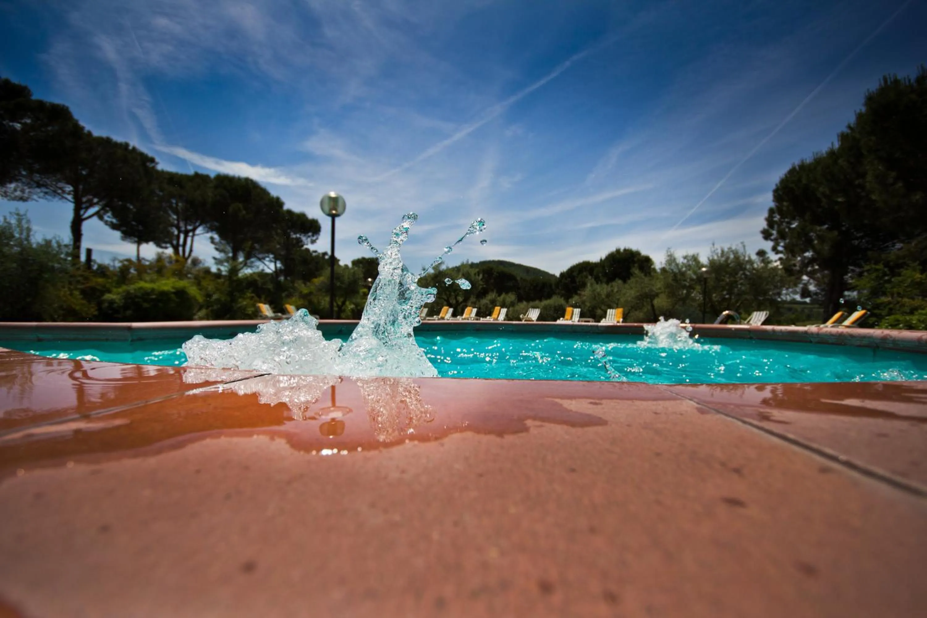 Swimming pool in Hotel Panoramic Montepulciano