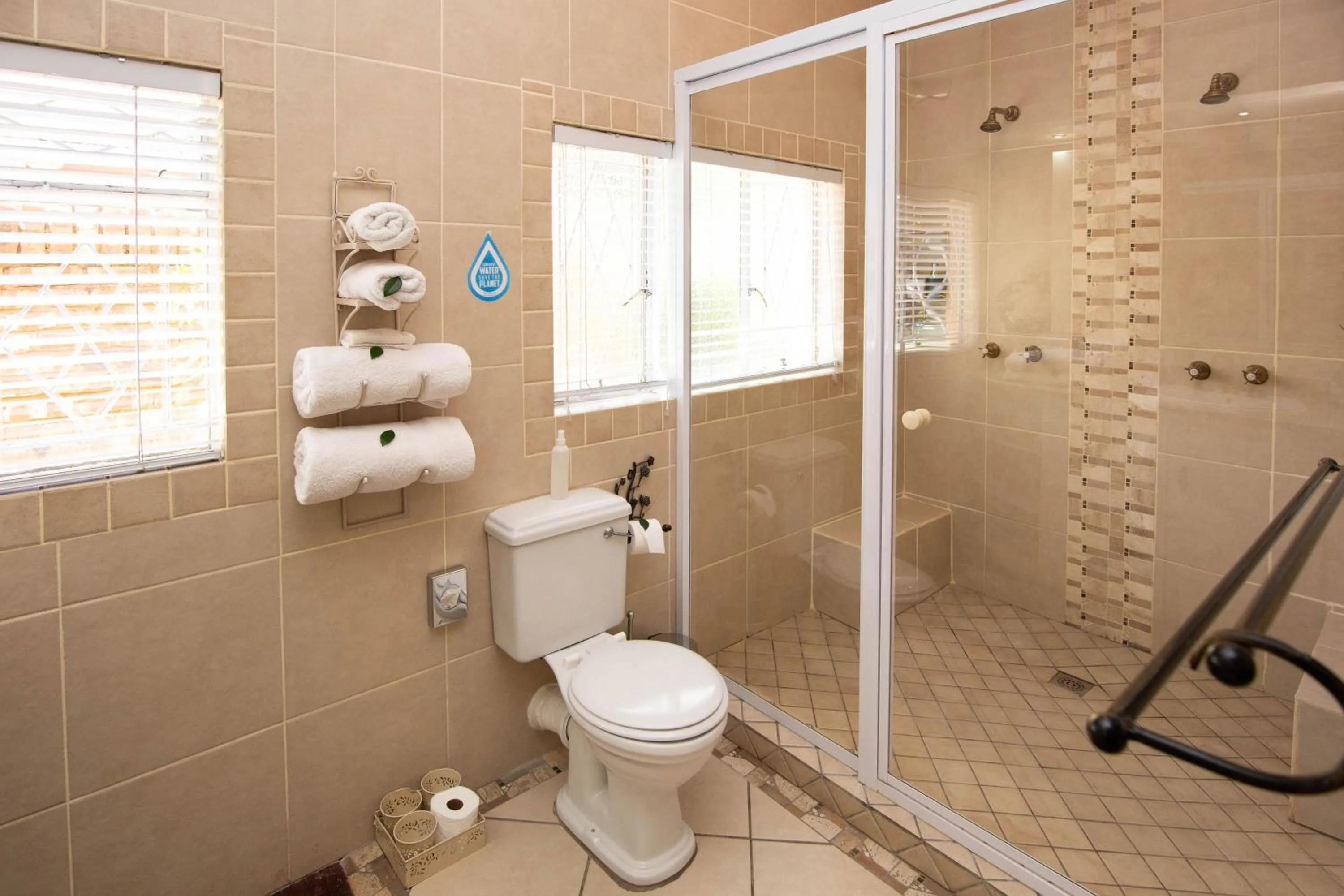 Shower in Oleander Guest House