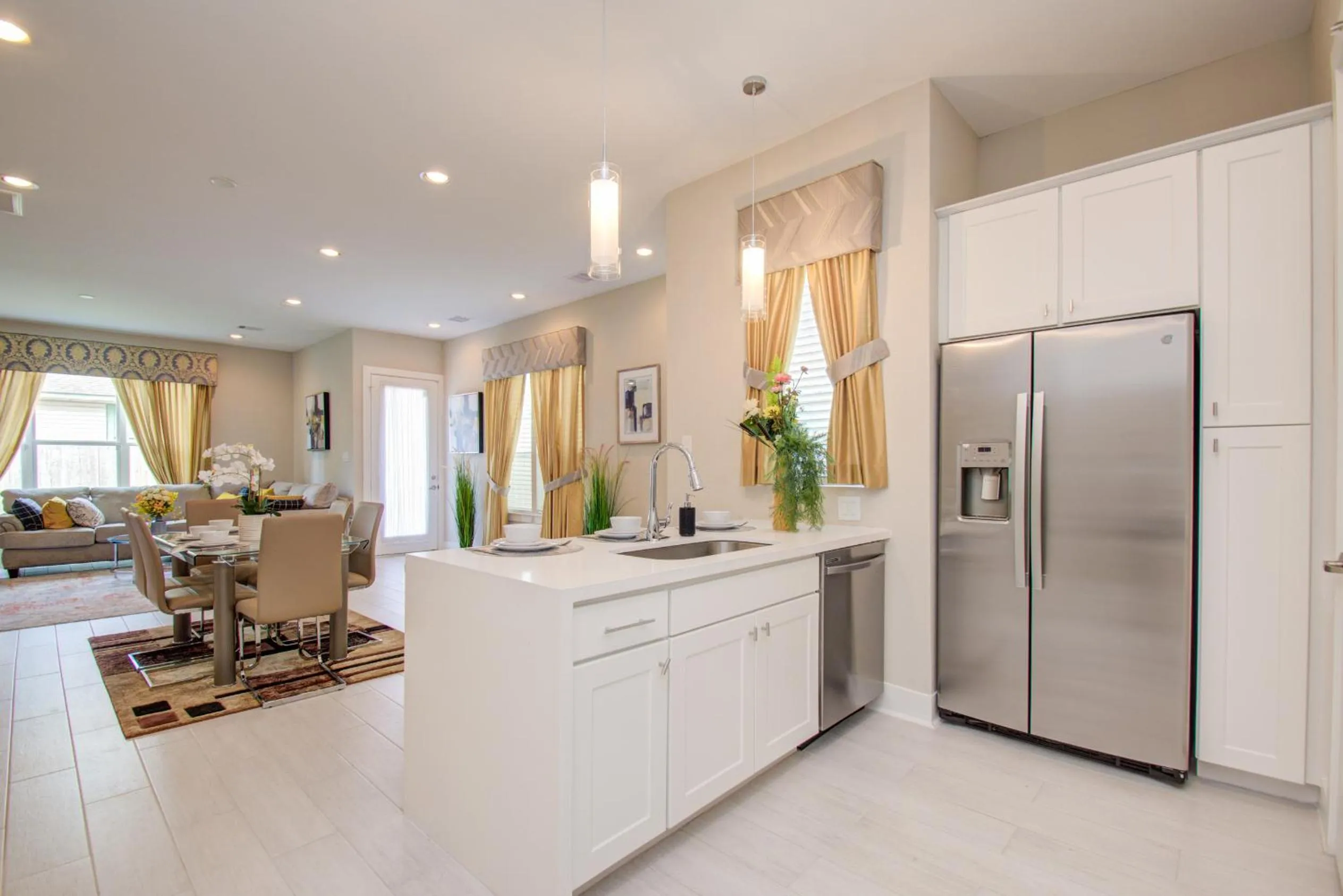 Kitchen or kitchenette in Elegant East Downtown House Houston TX