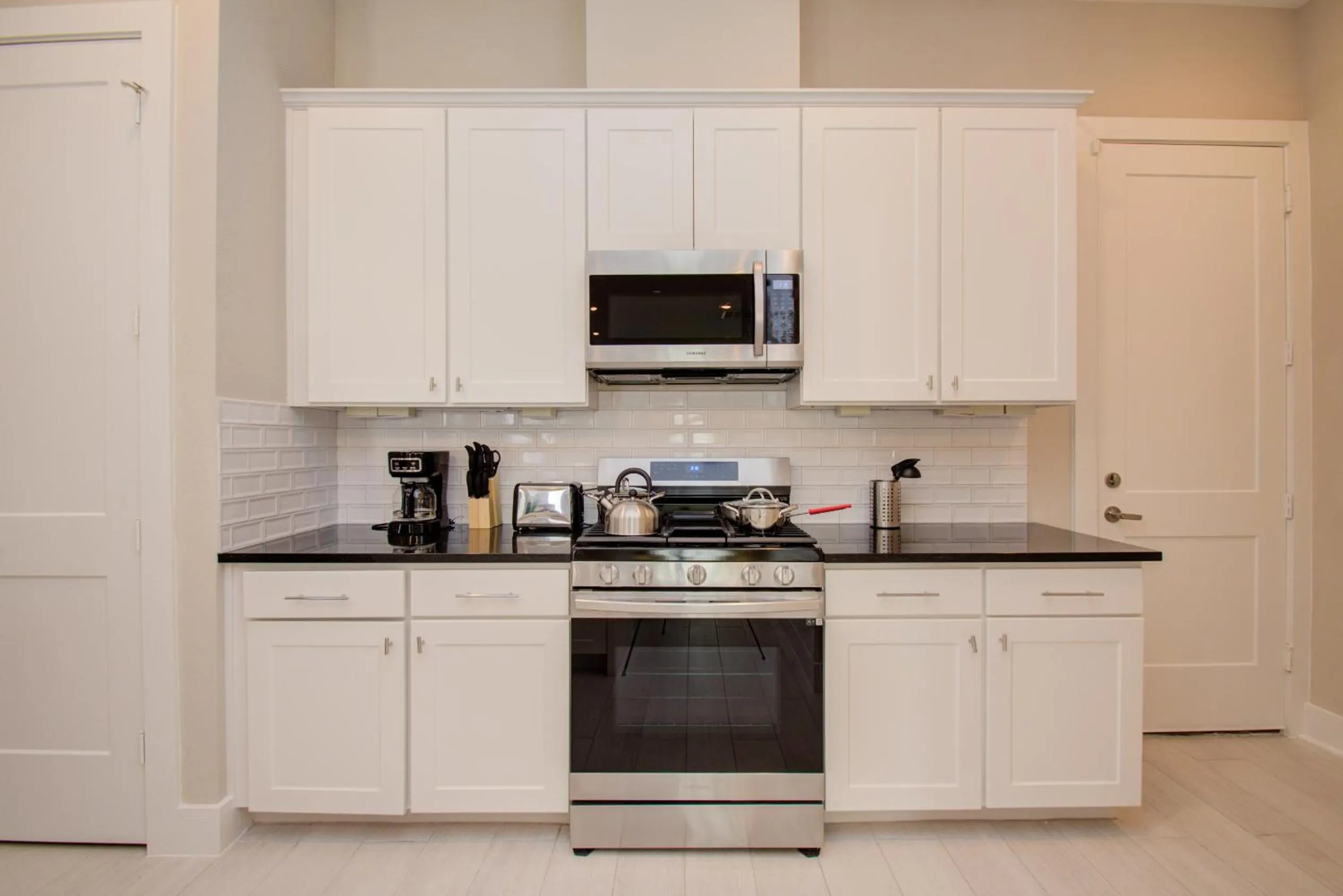 Kitchen or kitchenette in Elegant East Downtown House Houston TX