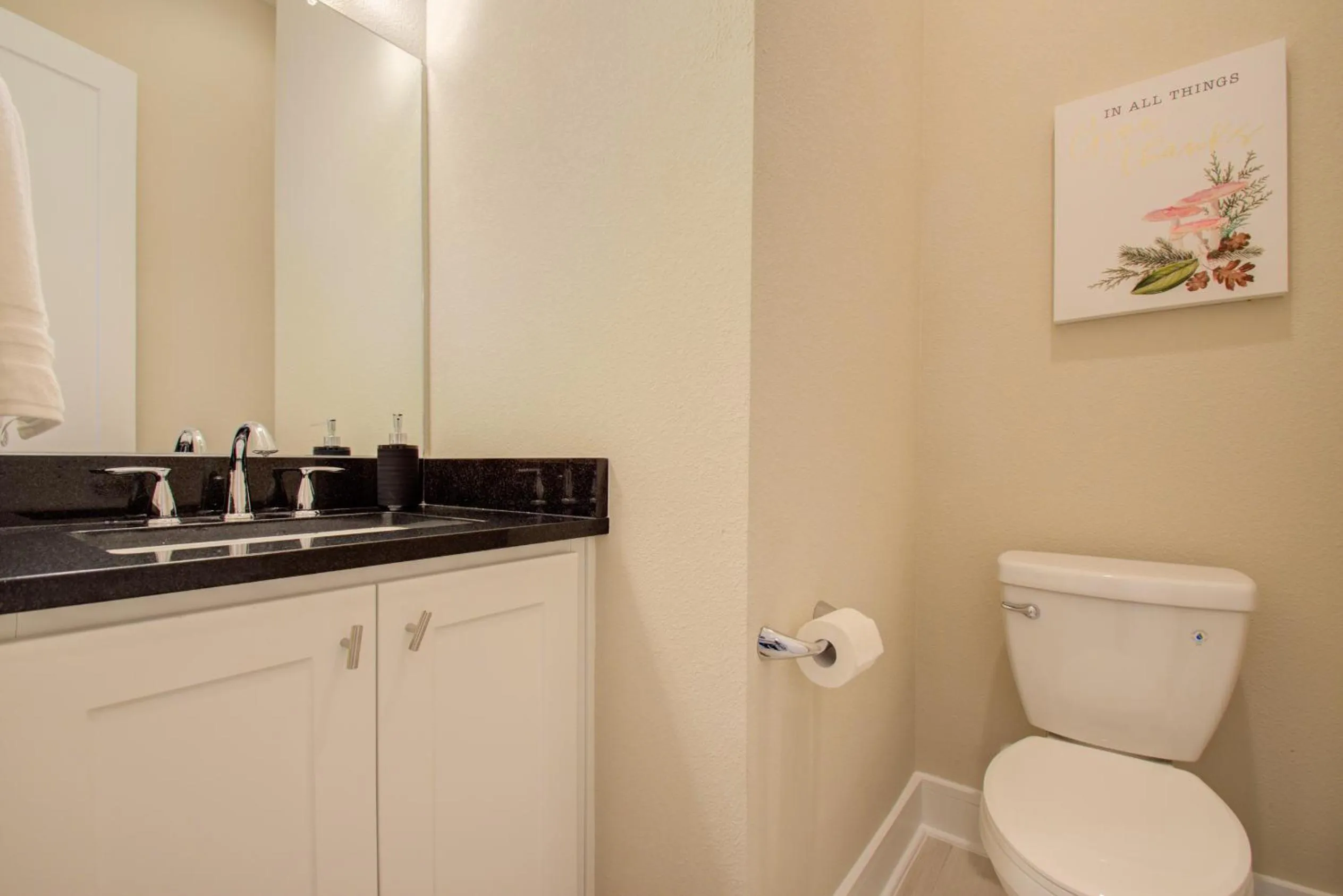 Toilet in Elegant East Downtown House Houston TX