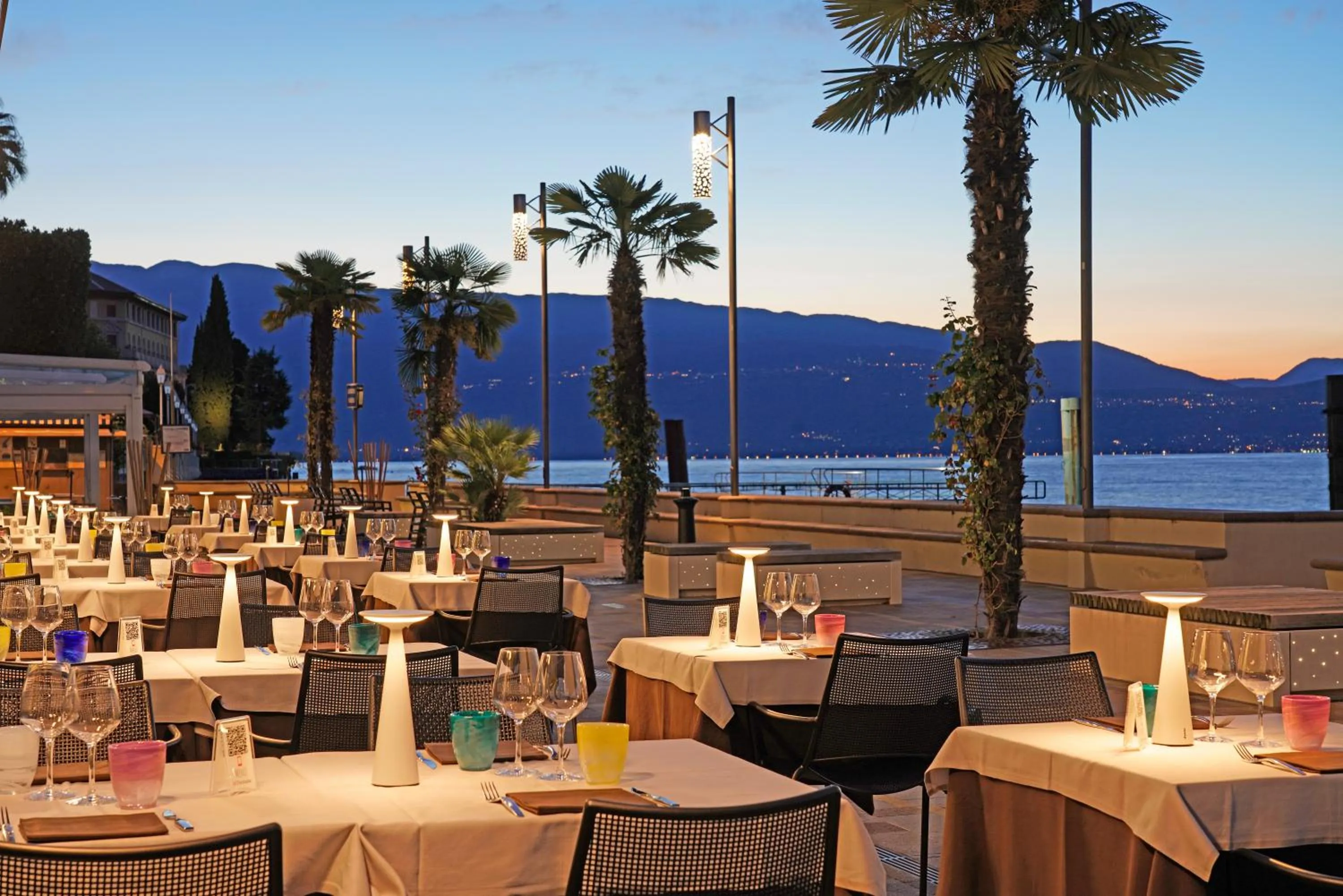 Restaurant/places to eat in Hotel Du Lac Gardone Riviera