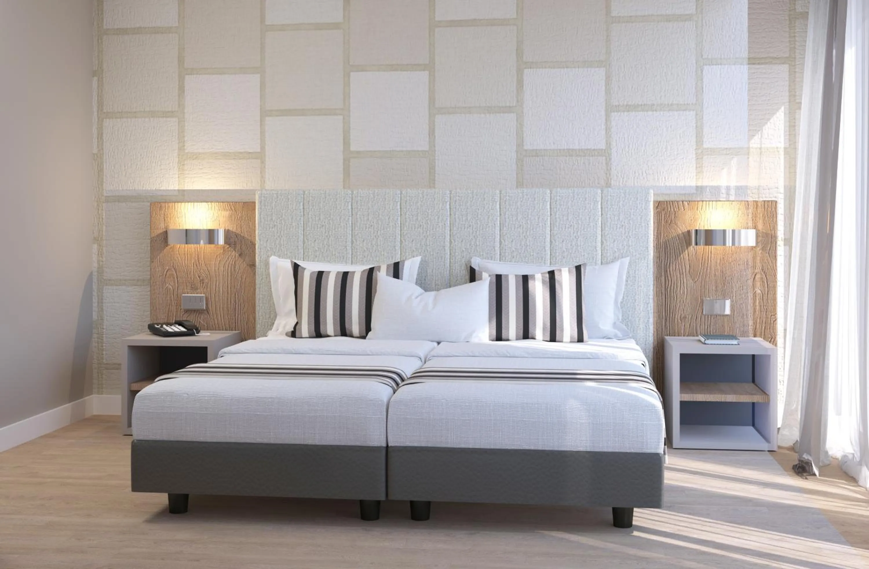 Bedroom, Bed in Hotel Du Lac Gardone Riviera