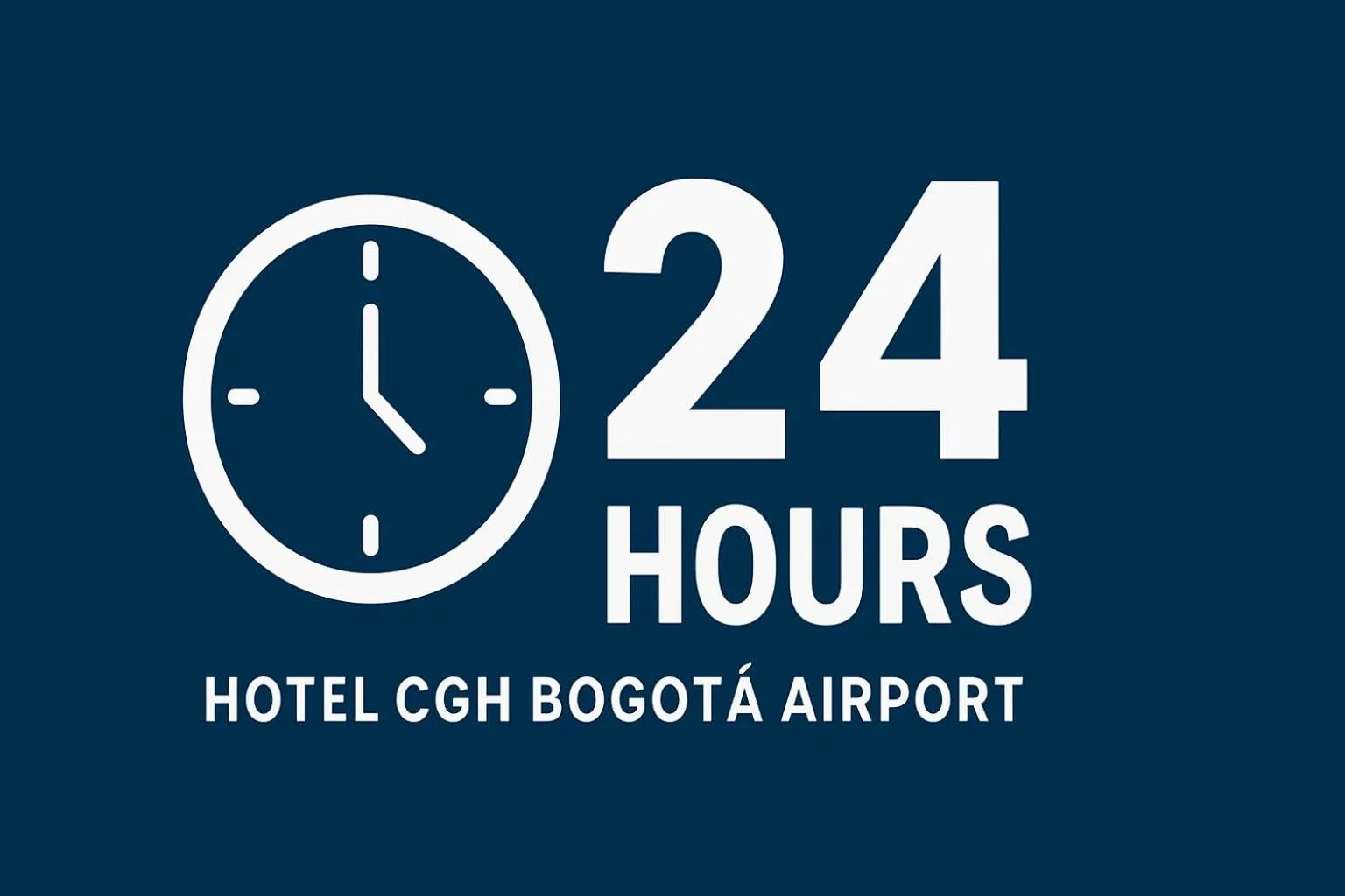 Time of day in Hotel CGH Bogota Airport