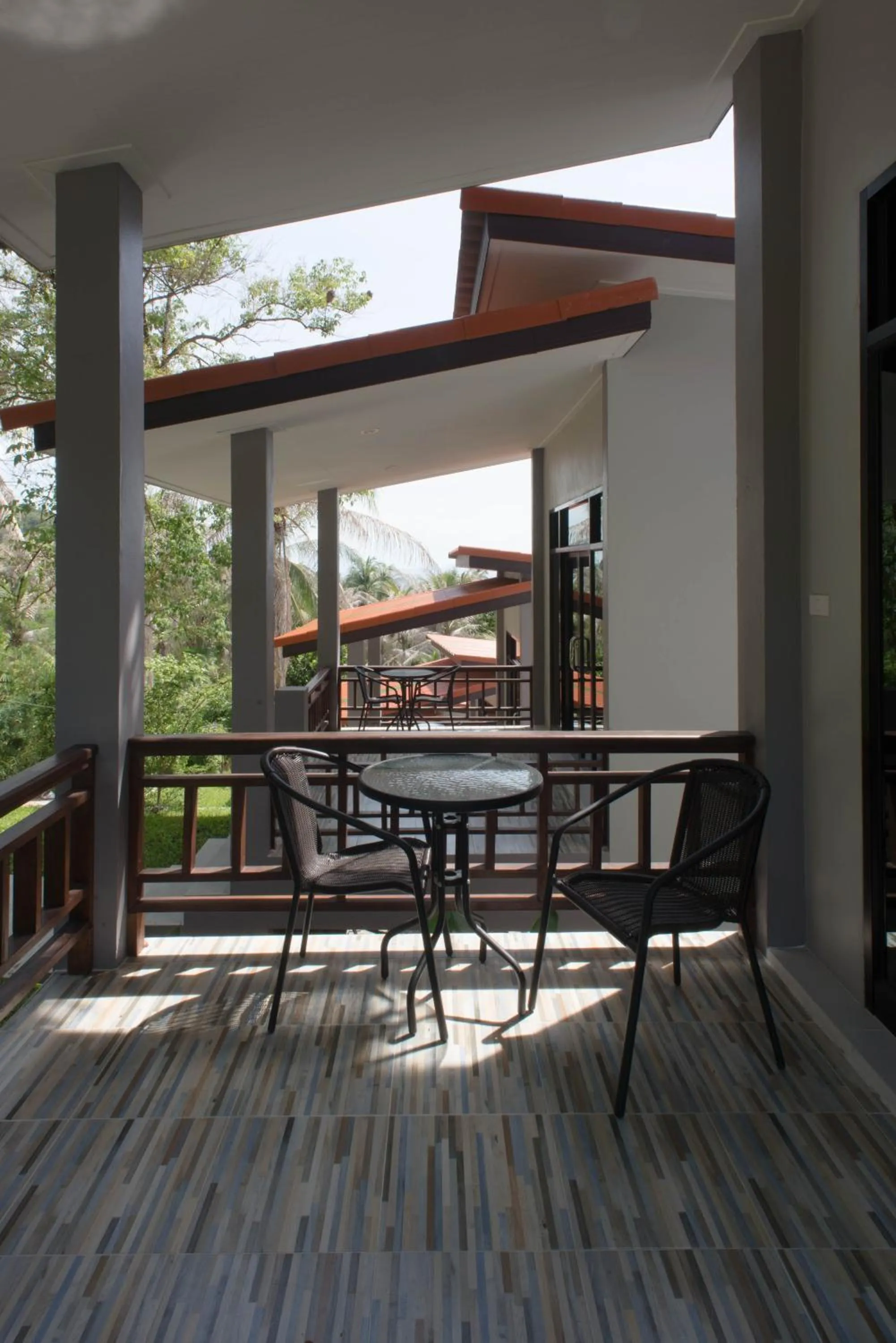 Balcony/Terrace in Sun Moon Star Resort Koh Phangan