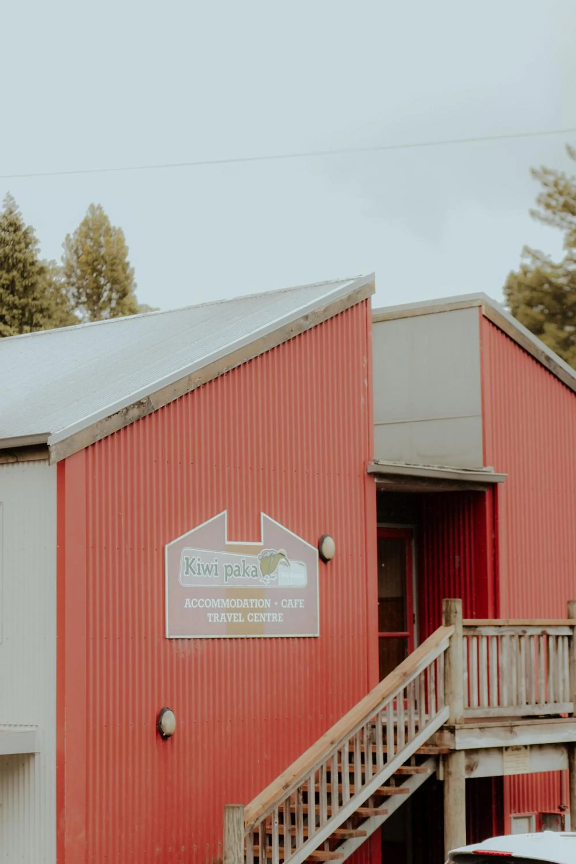 Property building in Waitomo Village Chalets home of Kiwipaka