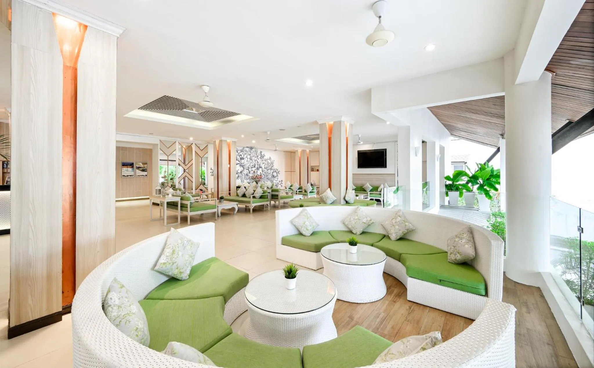 Seating area in Andamantra Resort and Villa Phuket